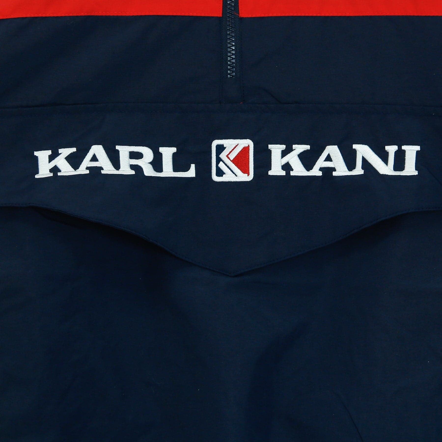 KARL KANI Giacca a Vento Infilabile Uomo Retro Block Windbreaker Red/navy/yellow - 4