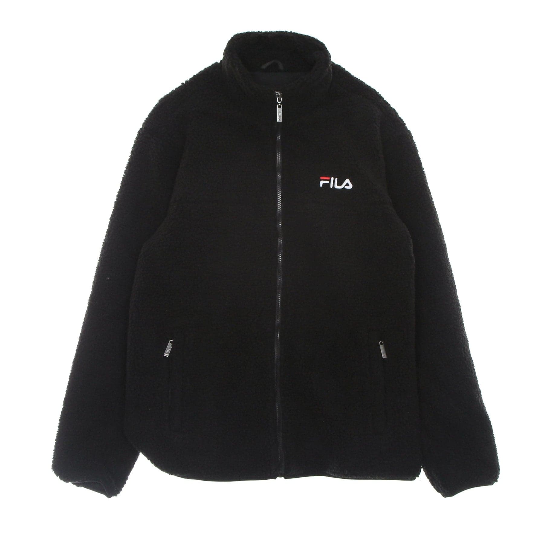FILA Orsetto Uomo Satoshi Sherpa Fleece Jacket Black - 7