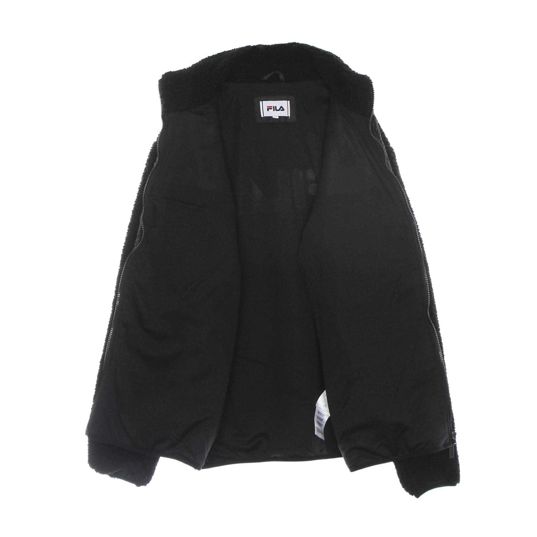 FILA Orsetto Uomo Satoshi Sherpa Fleece Jacket Black - 3