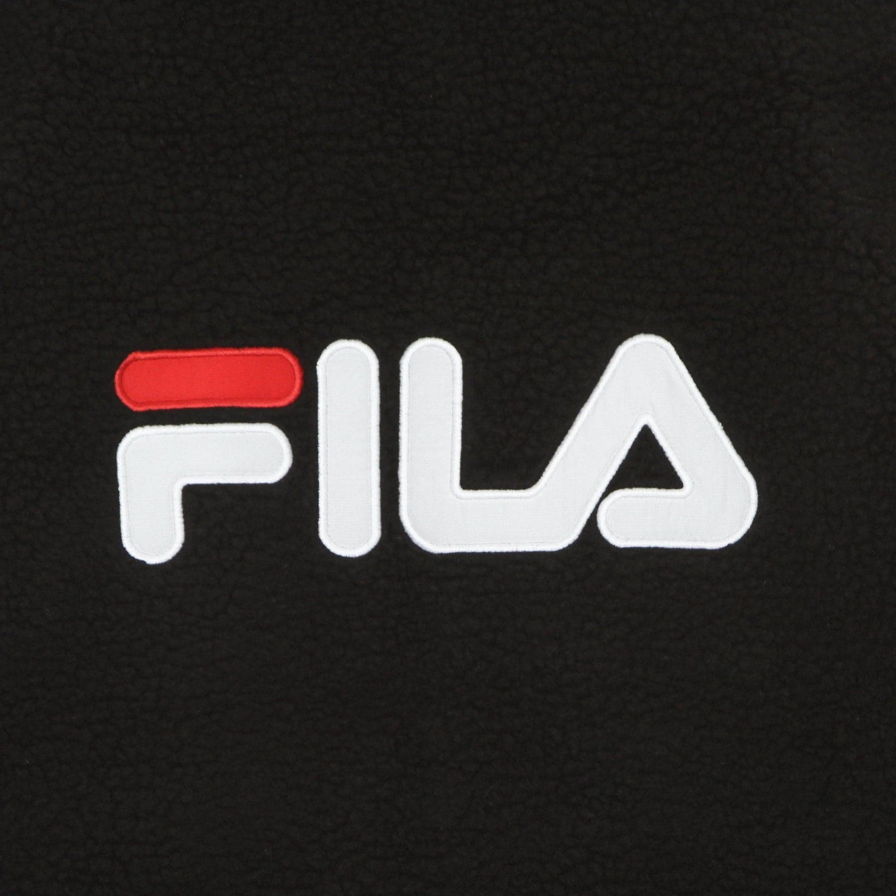 FILA Orsetto Uomo Satoshi Sherpa Fleece Jacket Black - 4