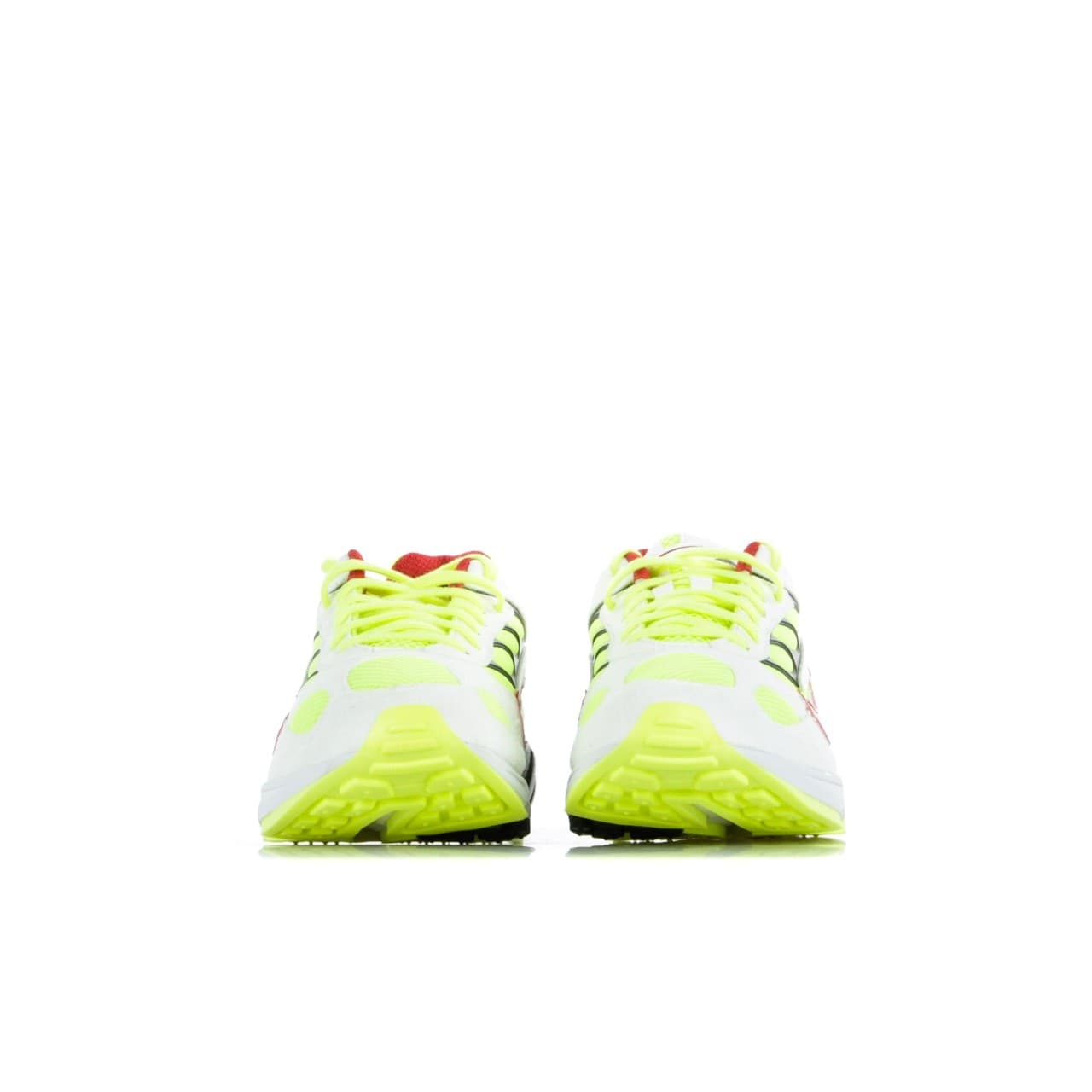 Nike Scarpa Bassa Uomo Air Ghost Racer White/atom Red/neon Yellow/dark Grey - 4