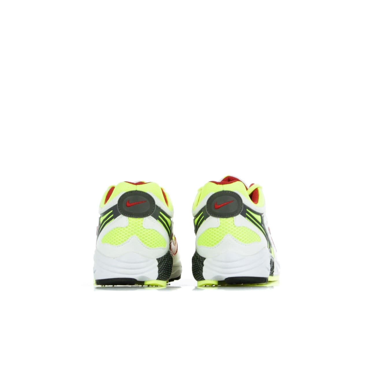 Nike Scarpa Bassa Uomo Air Ghost Racer White/atom Red/neon Yellow/dark Grey - 7