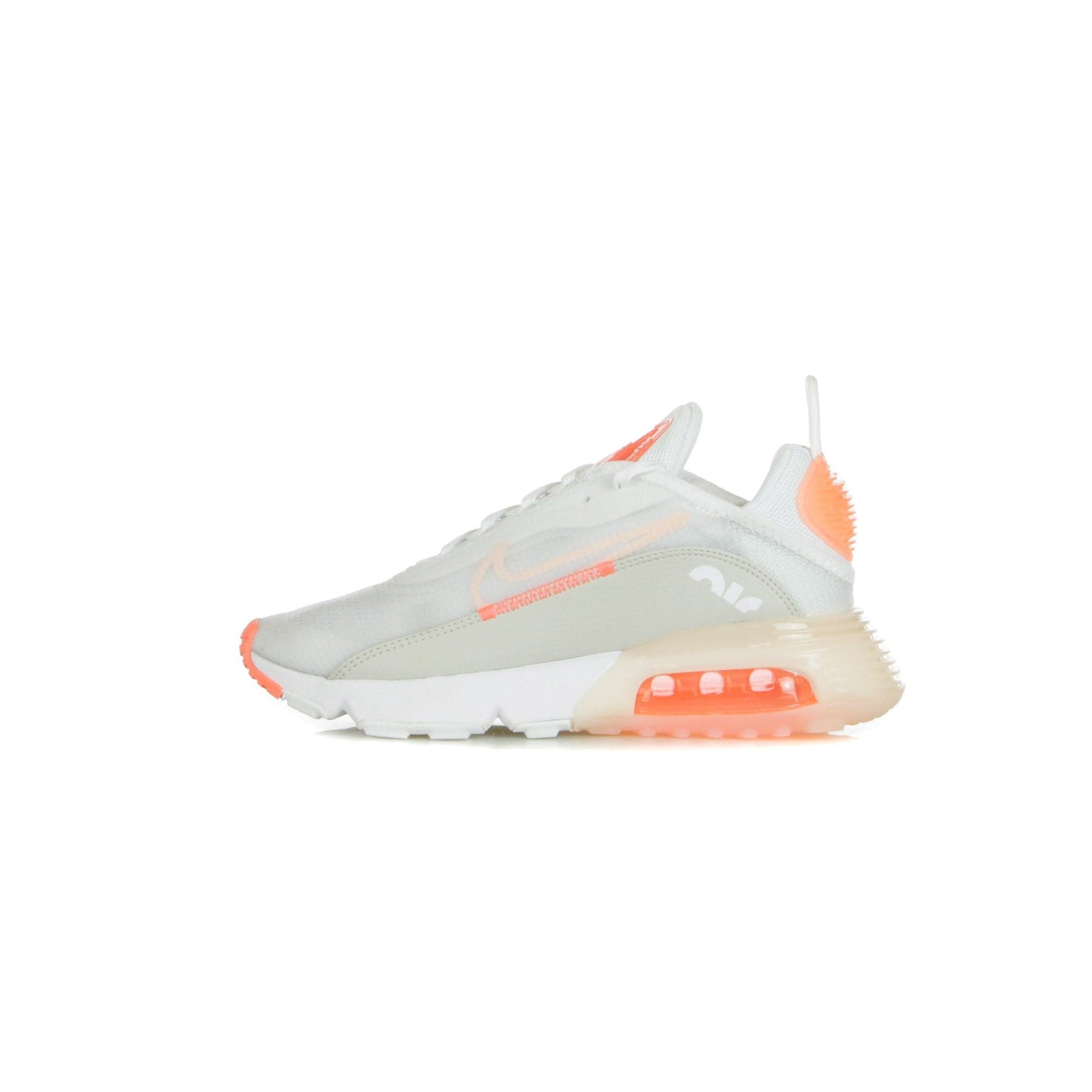 Nike Scarpa Bassa Donna Wmns Air Max 2090 White/crimson Tint/bright Mango - 13