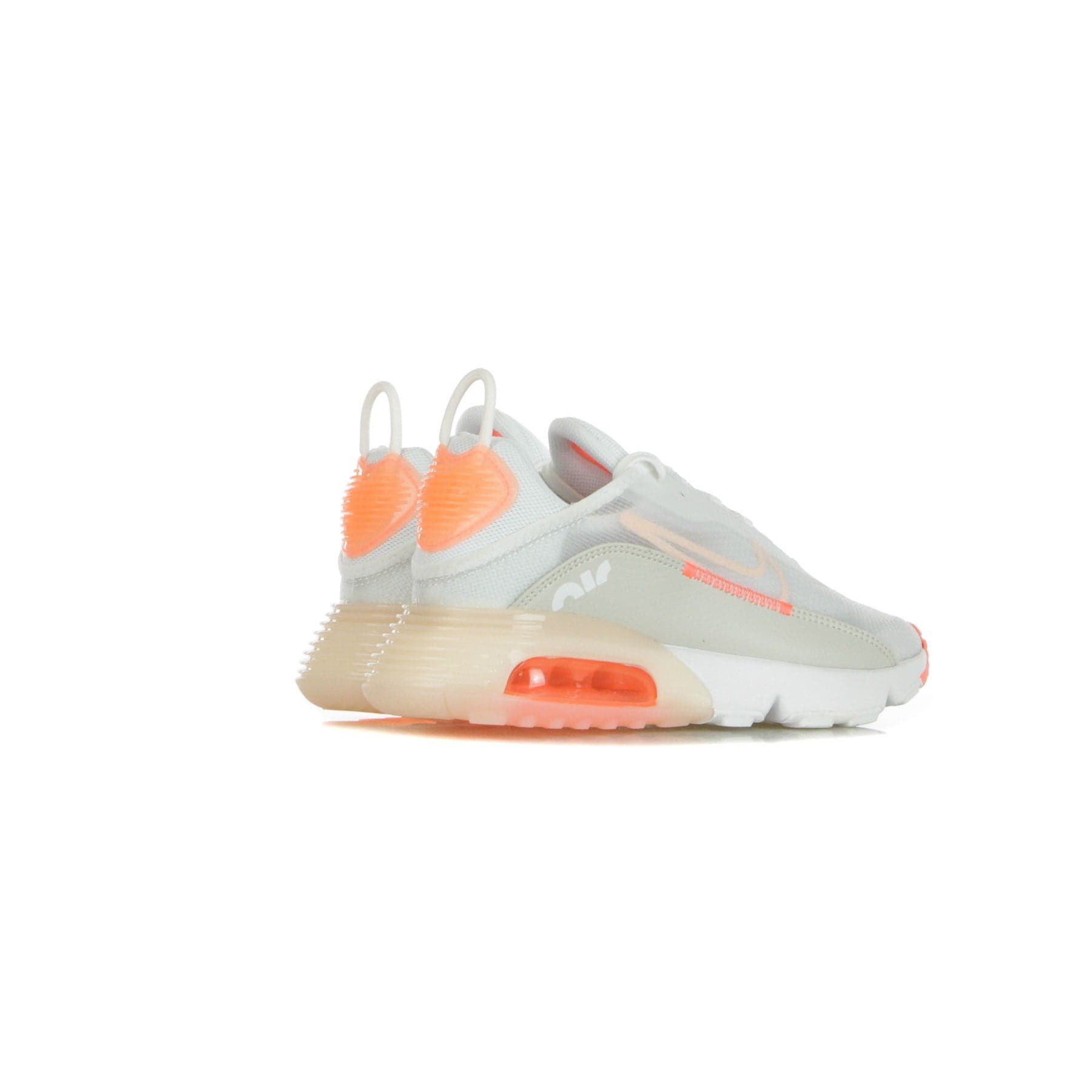 Nike Scarpa Bassa Donna Wmns Air Max 2090 White/crimson Tint/bright Mango - 6
