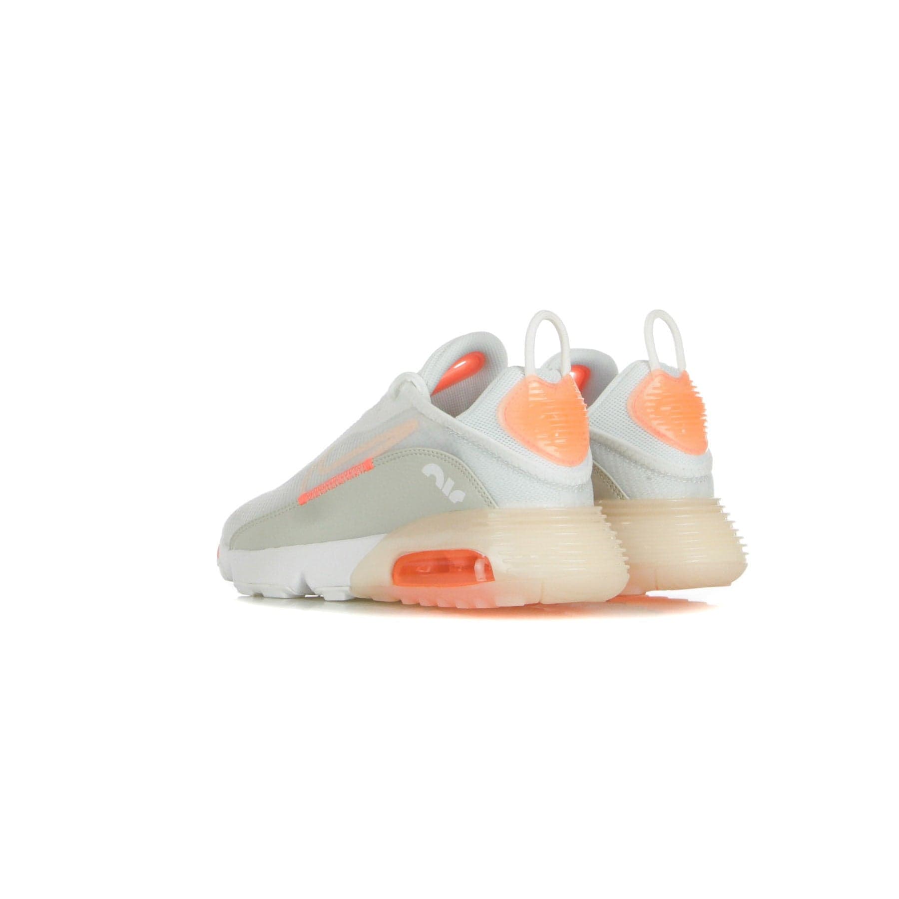 Nike Scarpa Bassa Donna Wmns Air Max 2090 White/crimson Tint/bright Mango - 8