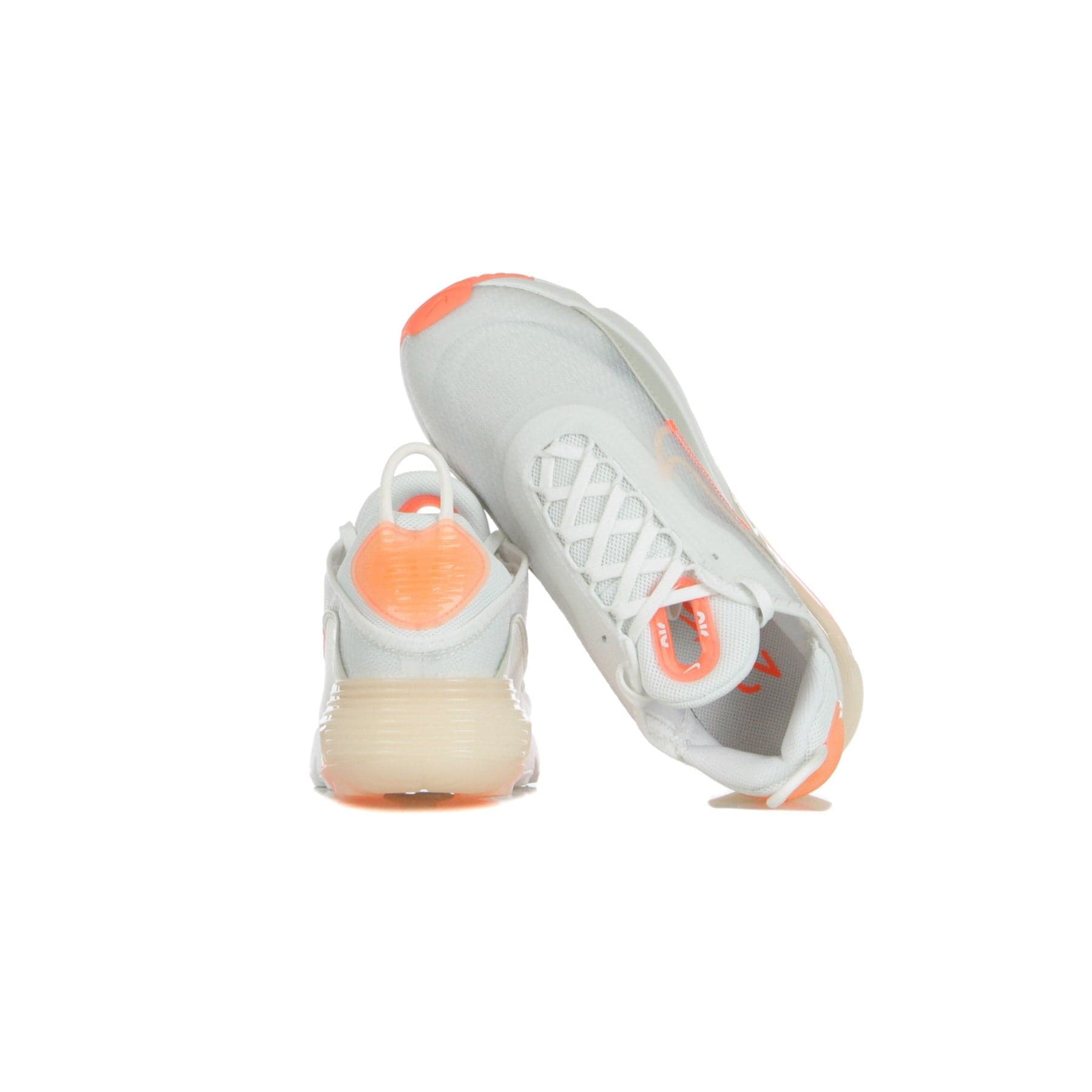 Nike Scarpa Bassa Donna Wmns Air Max 2090 White/crimson Tint/bright Mango - 10