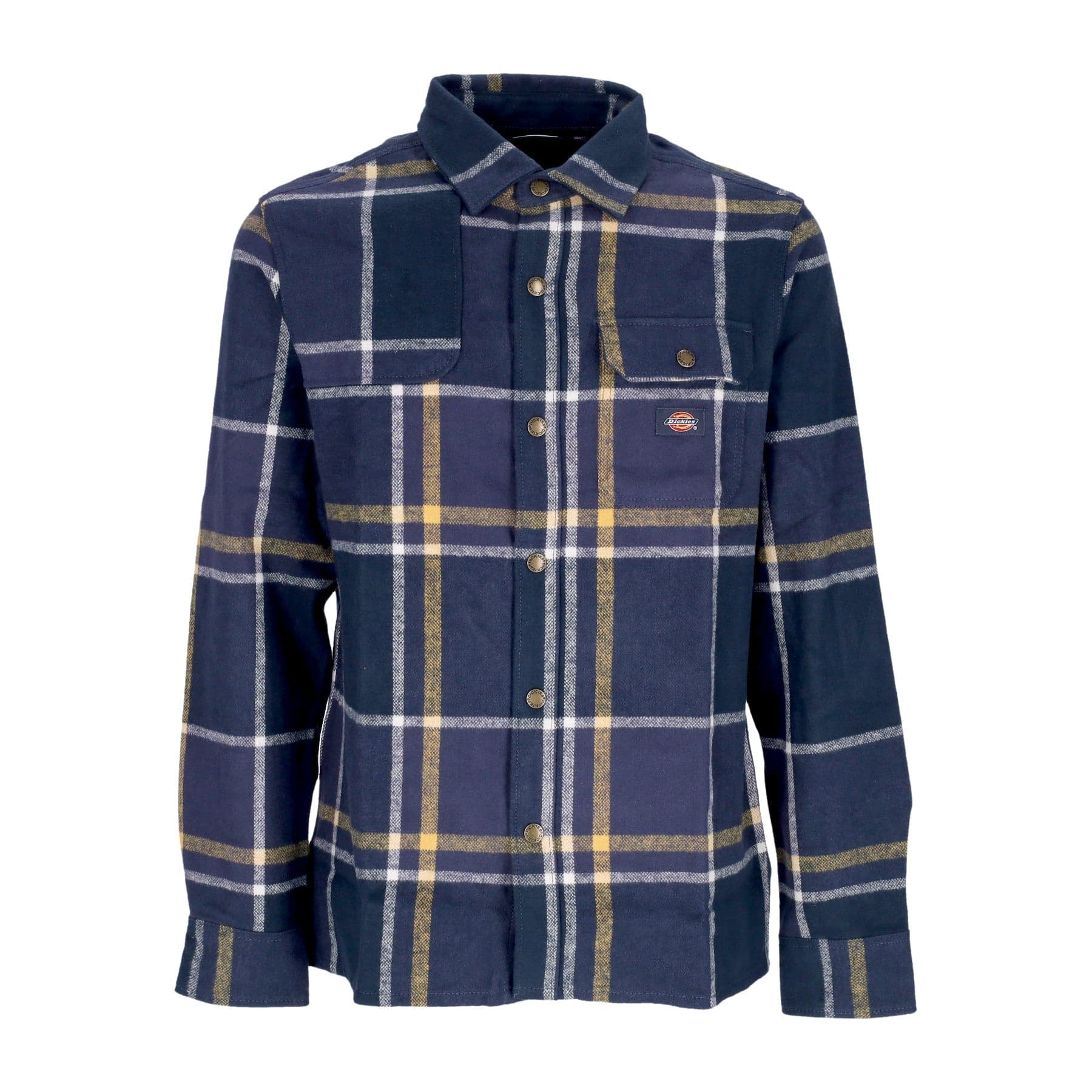 DICKIES Camicia Manica Lunga Uomo Nimmons L/s Shirt Navy Blue - 4