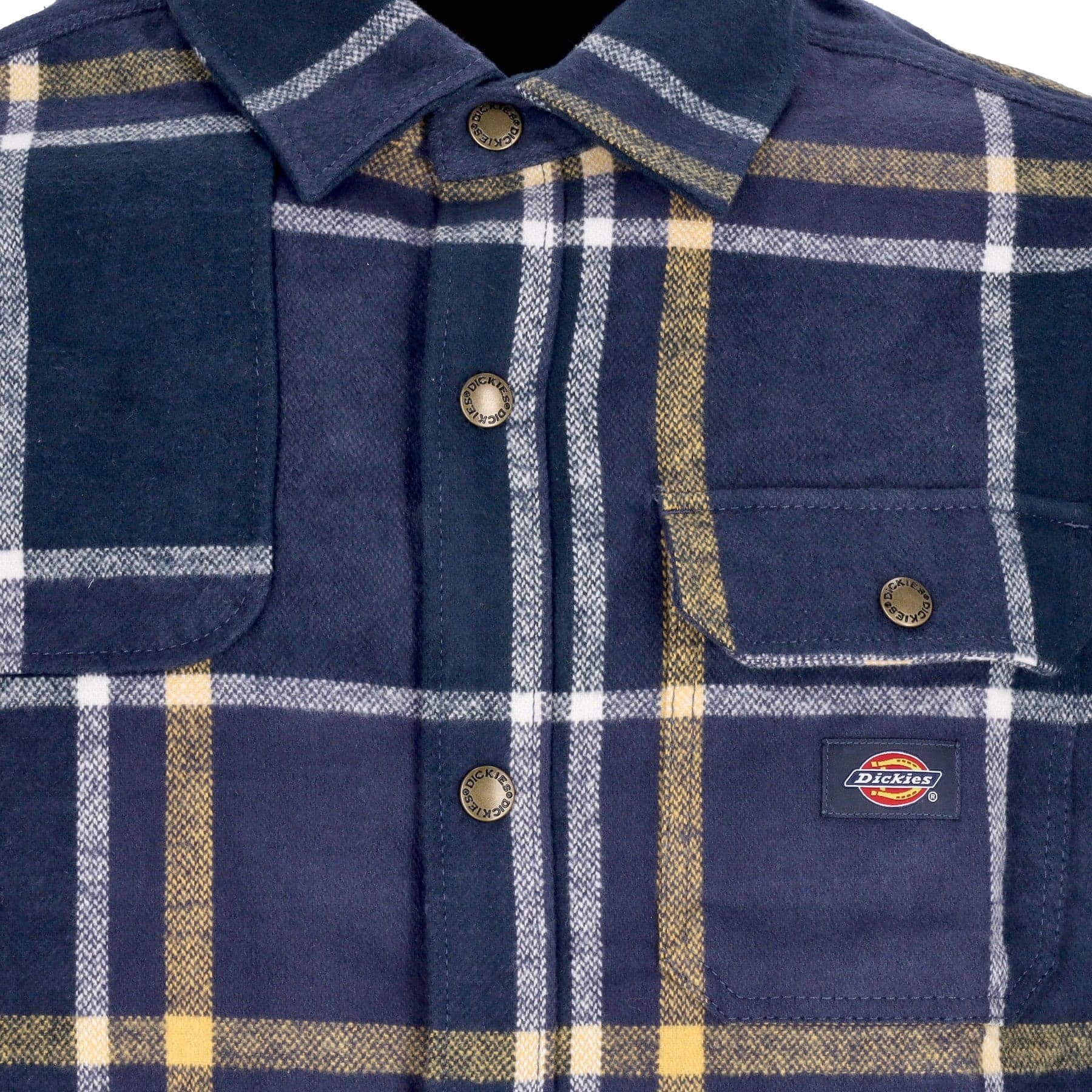 DICKIES Camicia Manica Lunga Uomo Nimmons L/s Shirt Navy Blue - 3