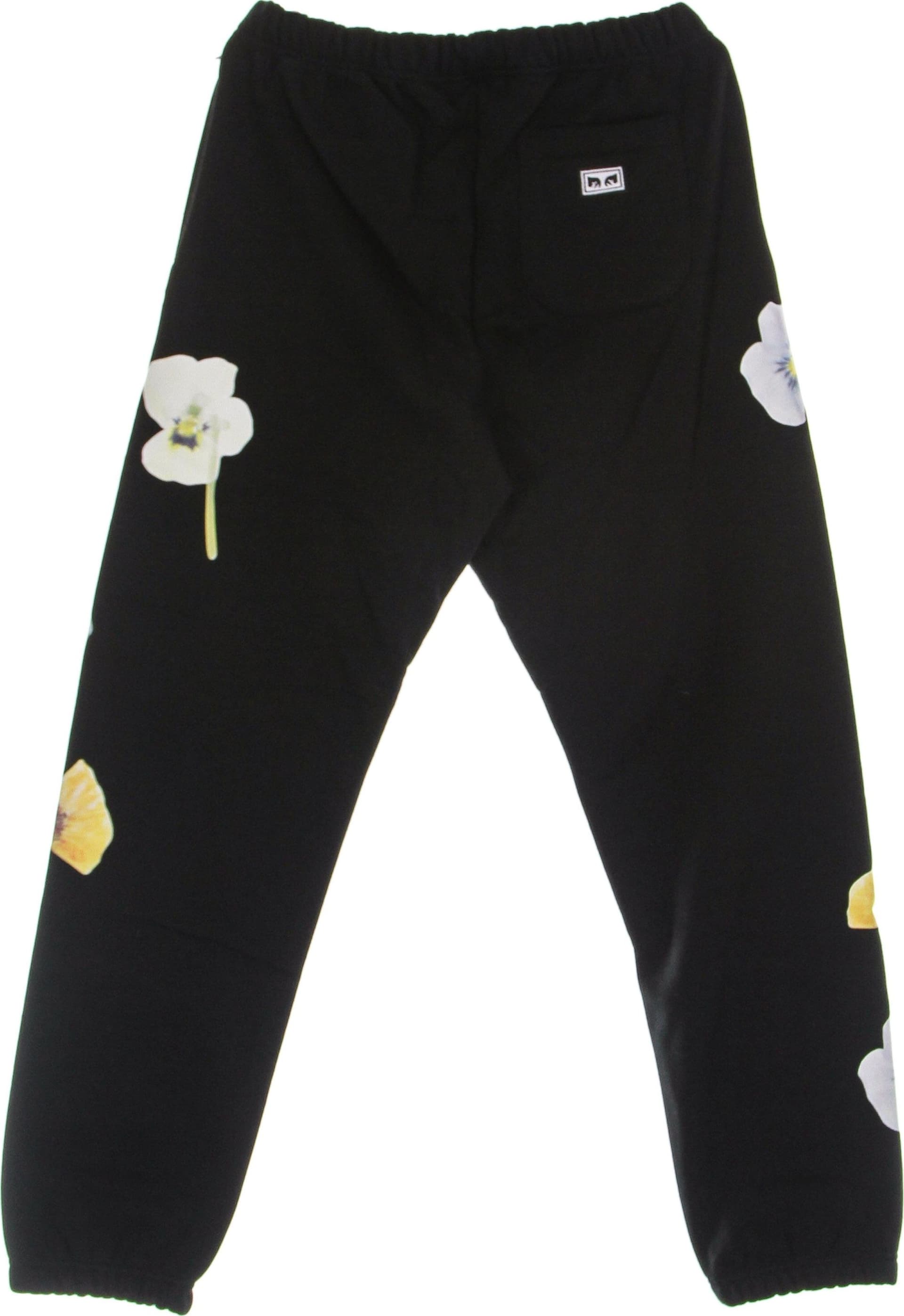 OBEY Pantalone Tuta Felpato Uomo Redux Sweatpant Specialty Fleece Black - 3