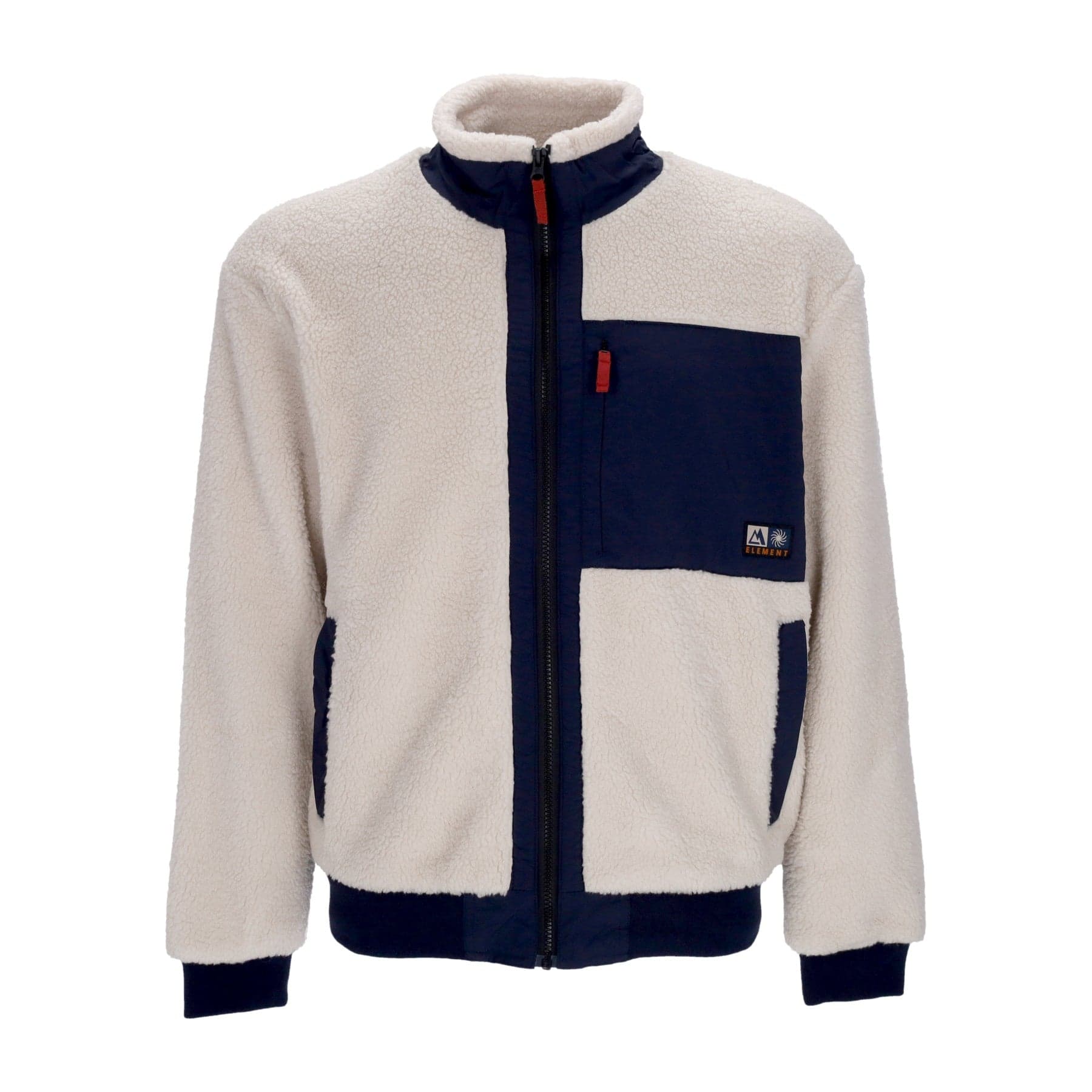 ELEMENT Orsetto Uomo Oak 2.0 Sherpa Full Zip Natural - 5
