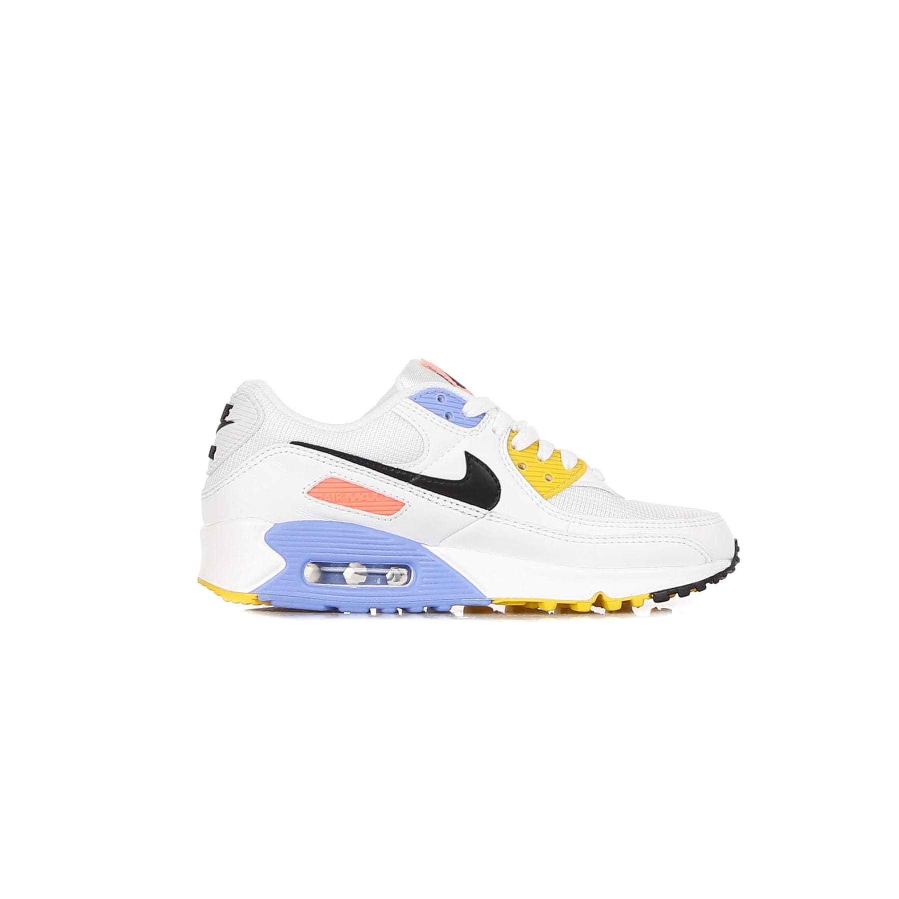 Nike Scarpa Bassa Donna W Air Max 90 White/black/pure Platinum/solar Flare - 2