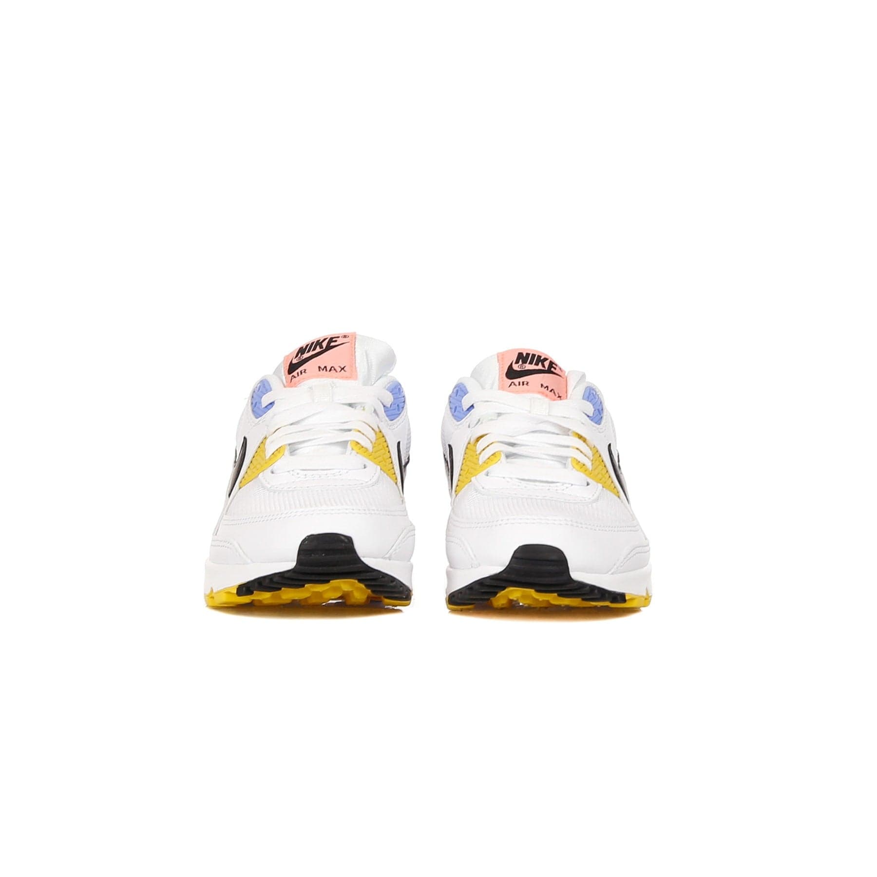 Nike Scarpa Bassa Donna W Air Max 90 White/black/pure Platinum/solar Flare - 4