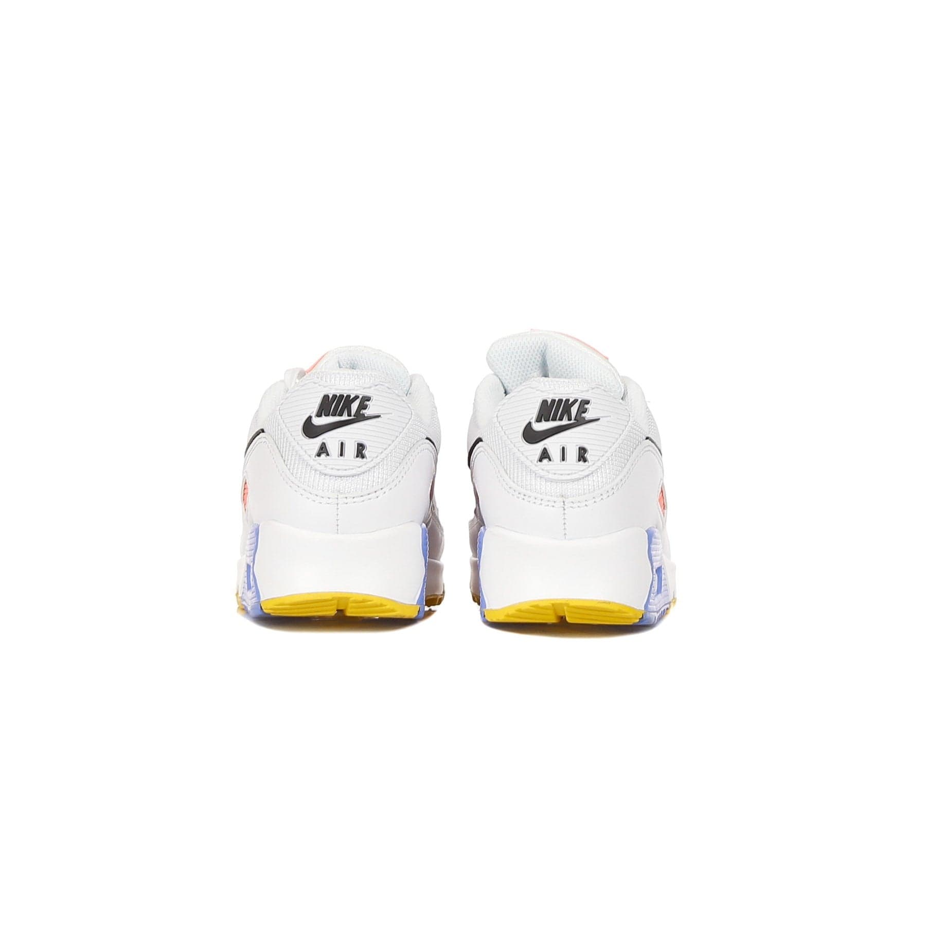 Nike Scarpa Bassa Donna W Air Max 90 White/black/pure Platinum/solar Flare - 7