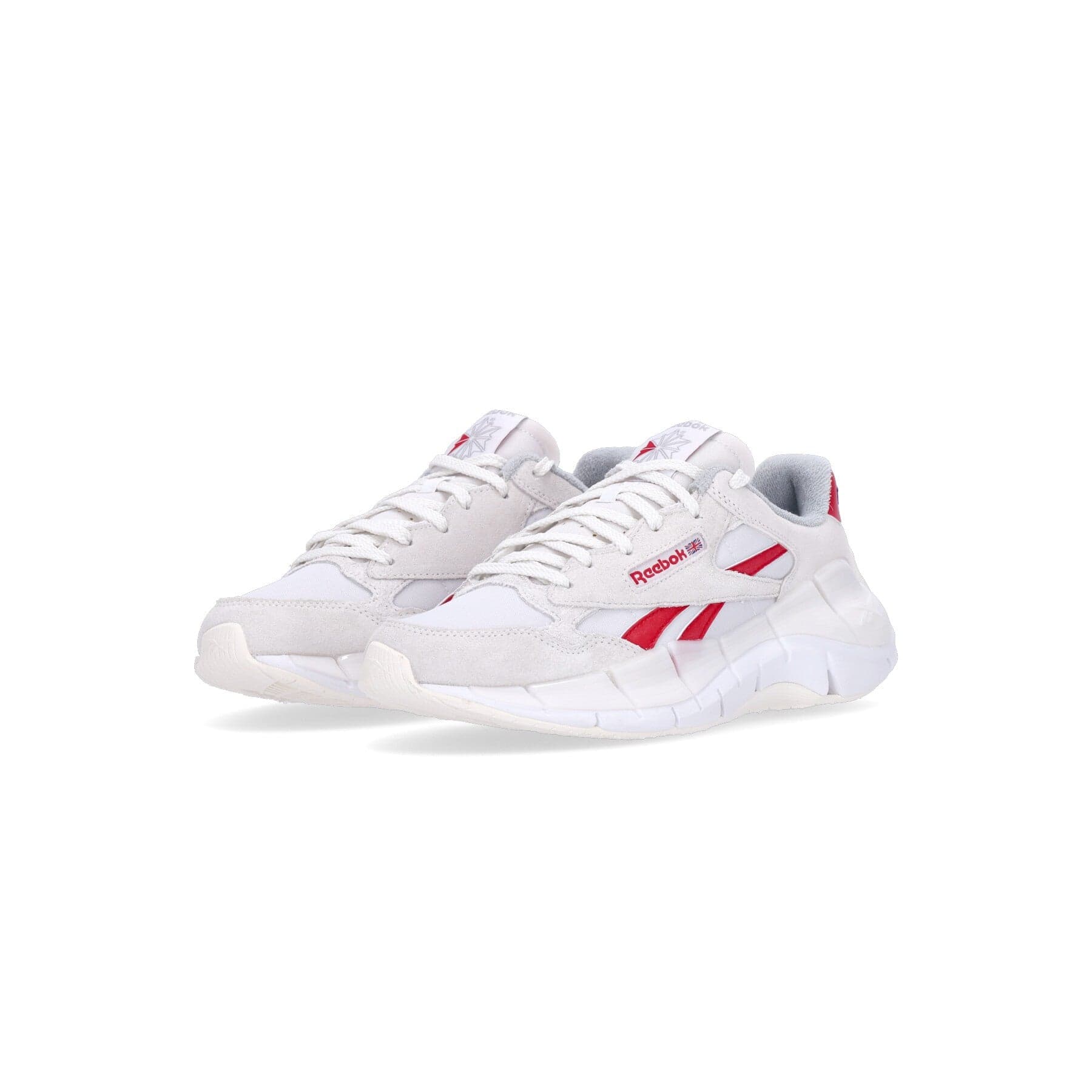 REEBOK Scarpa Bassa Uomo Zig Kinetica 2.5 Plus Shoes Cloud White/chalk/vector Red - 3