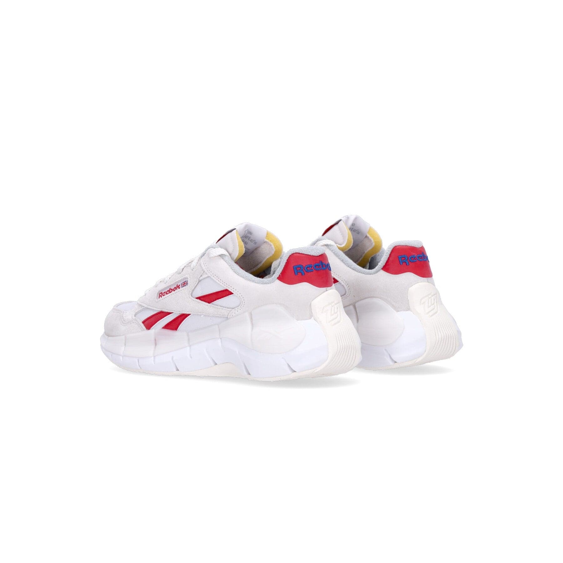 REEBOK Scarpa Bassa Uomo Zig Kinetica 2.5 Plus Shoes Cloud White/chalk/vector Red - 5