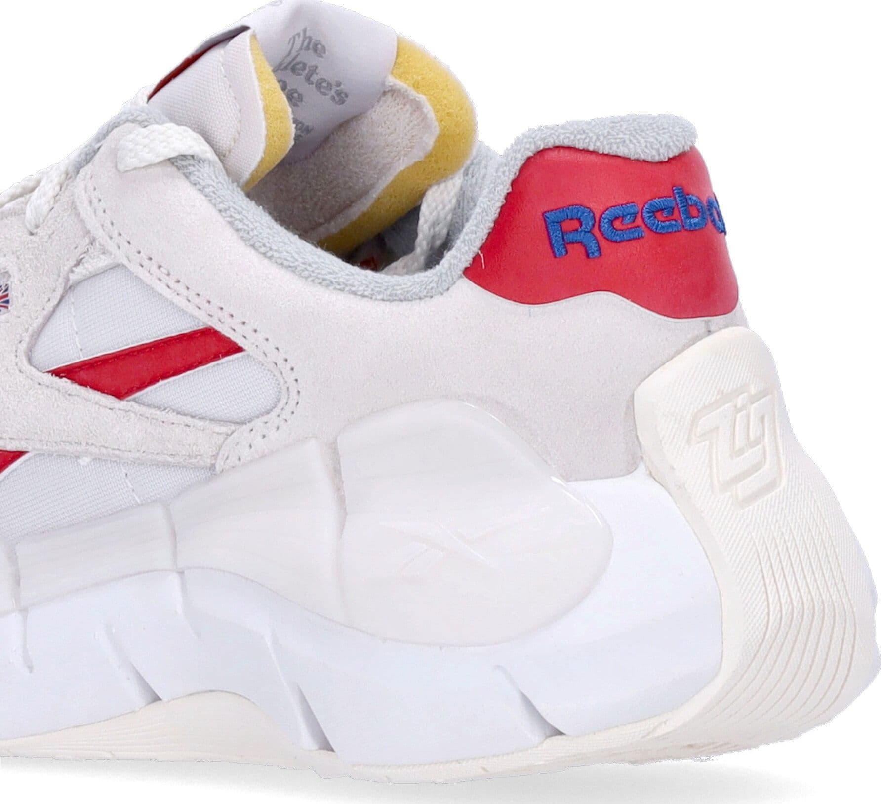 REEBOK Scarpa Bassa Uomo Zig Kinetica 2.5 Plus Shoes Cloud White/chalk/vector Red - 9