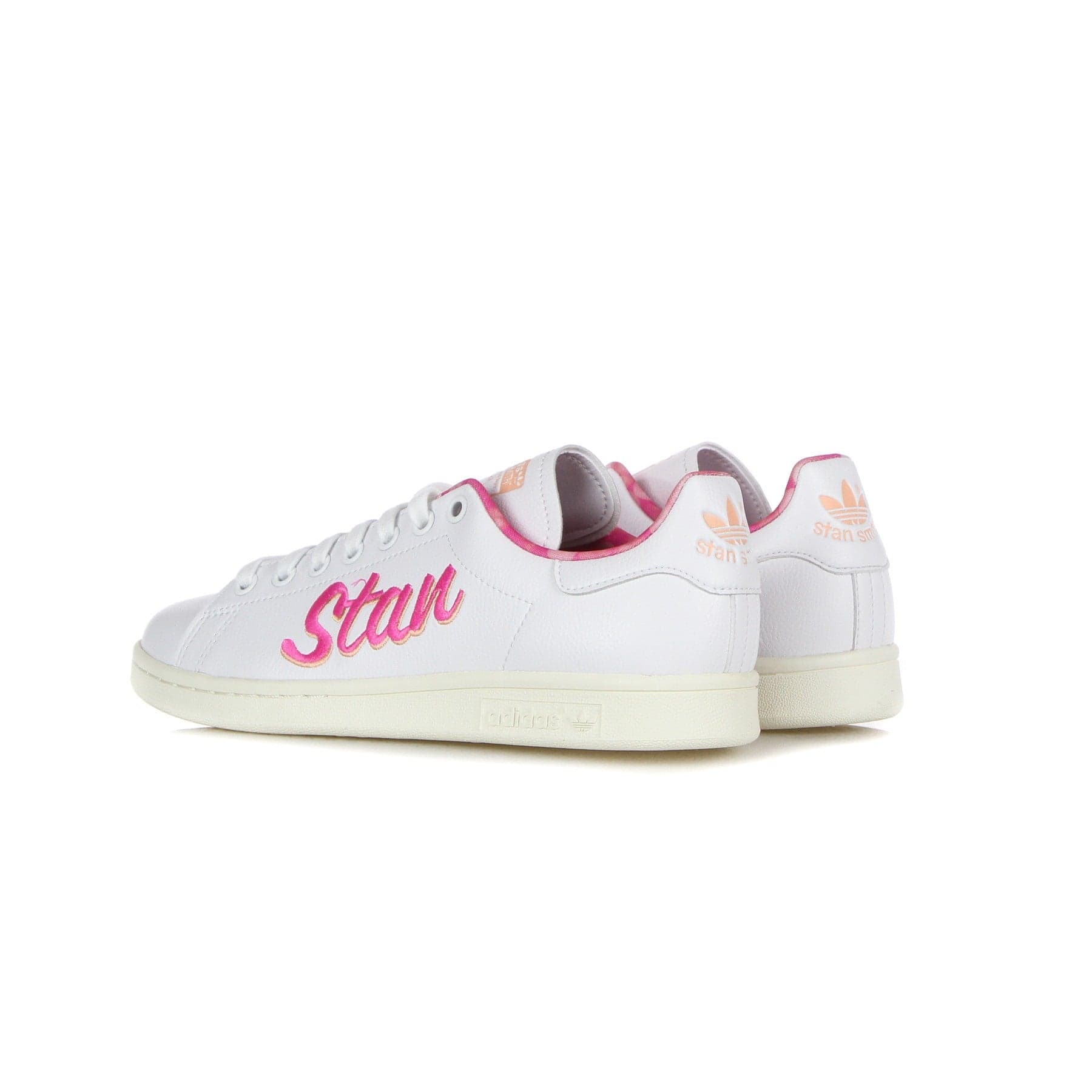 Adidas Scarpa Bassa Uomo Stan Smith Cloud White/screaming Pink/off White - 8