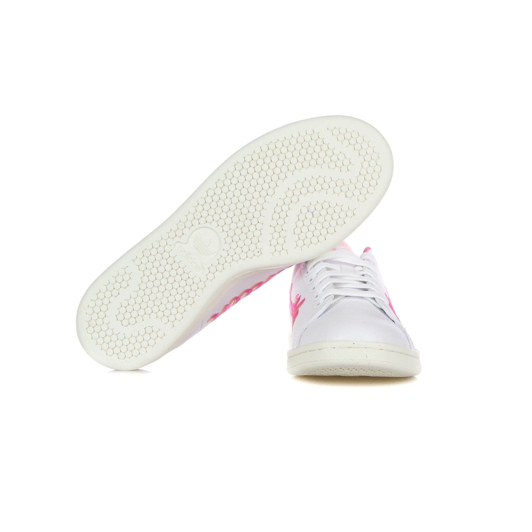Adidas Scarpa Bassa Uomo Stan Smith Cloud White/screaming Pink/off White - 9