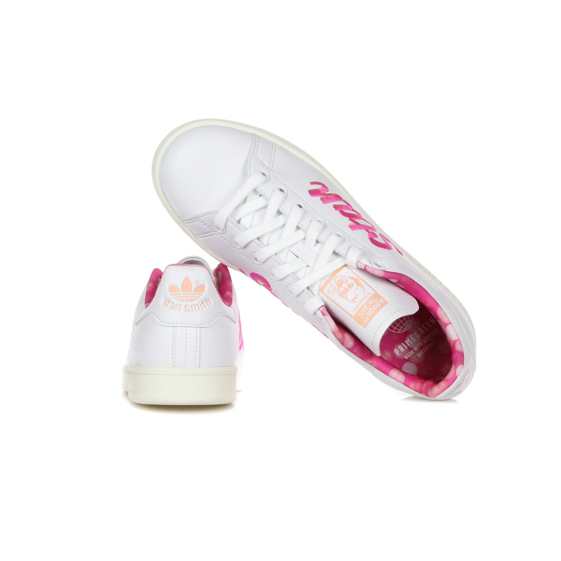 Adidas Scarpa Bassa Uomo Stan Smith Cloud White/screaming Pink/off White - 10