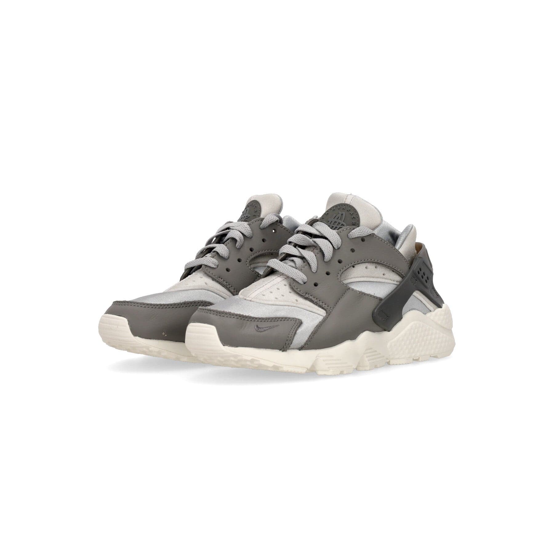 Nike Scarpa Bassa Uomo Air Huarache Lt Smoke Grey/iron Grey/flat Pewter - 3