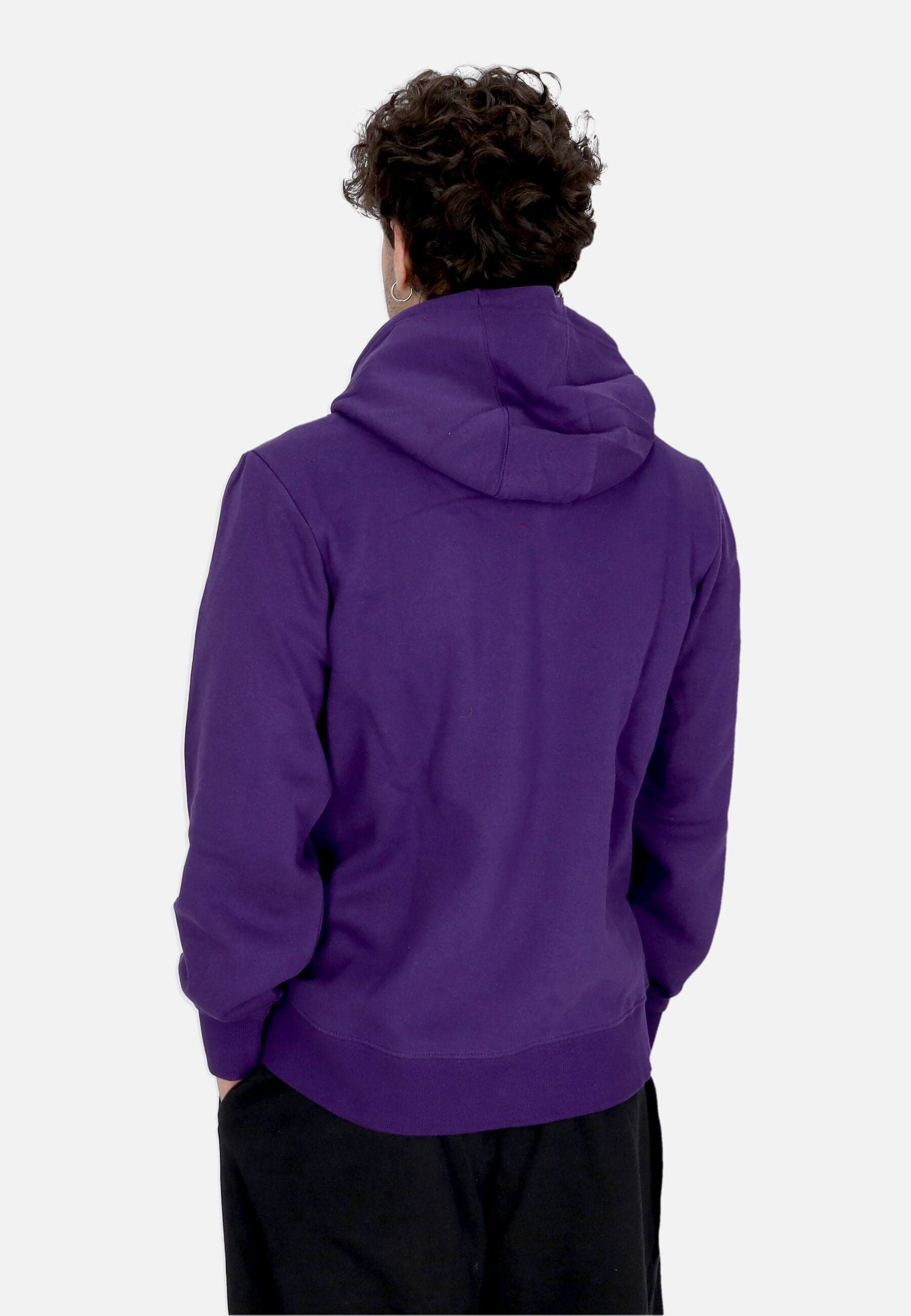 FANATICS BRANDED Felpa Cappuccio Uomo Nfl Primary Logo Graphic Hoodie Minvik Dark Purple - 4