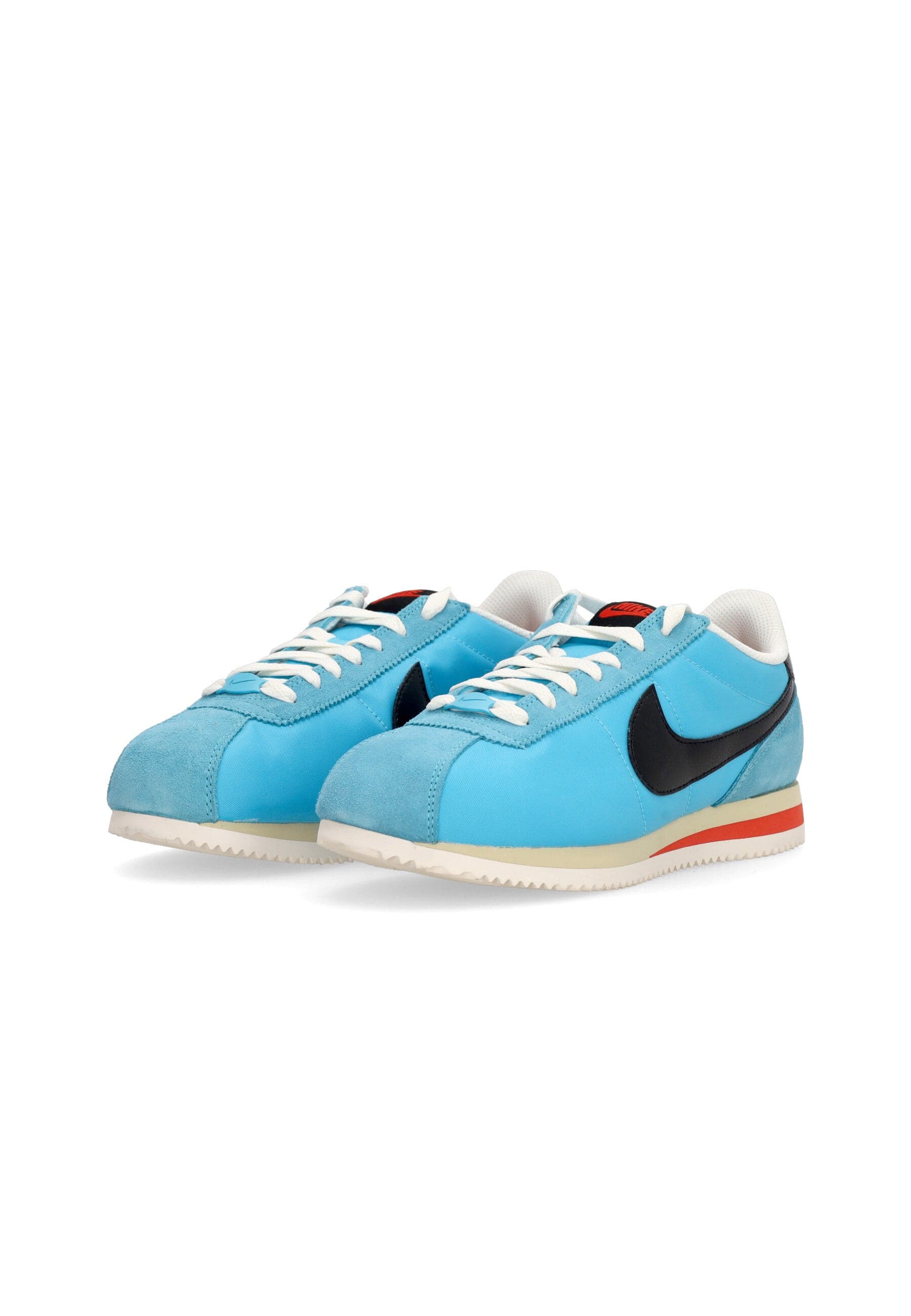 Nike Scarpa Bassa Uomo Cortez Textile Baltic Blue/black/team Gold/picante Red - 3