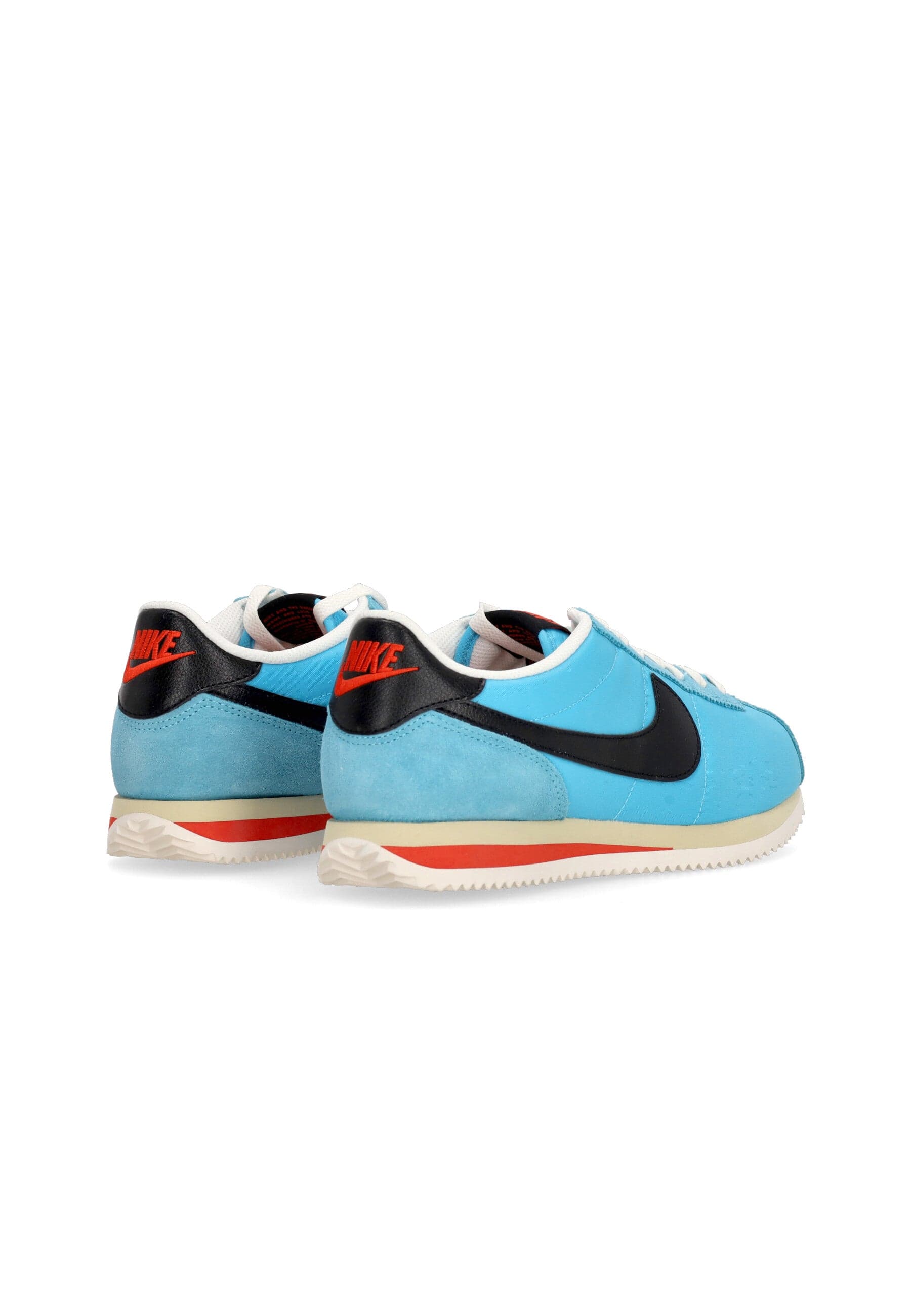 Nike Scarpa Bassa Uomo Cortez Textile Baltic Blue/black/team Gold/picante Red - 4