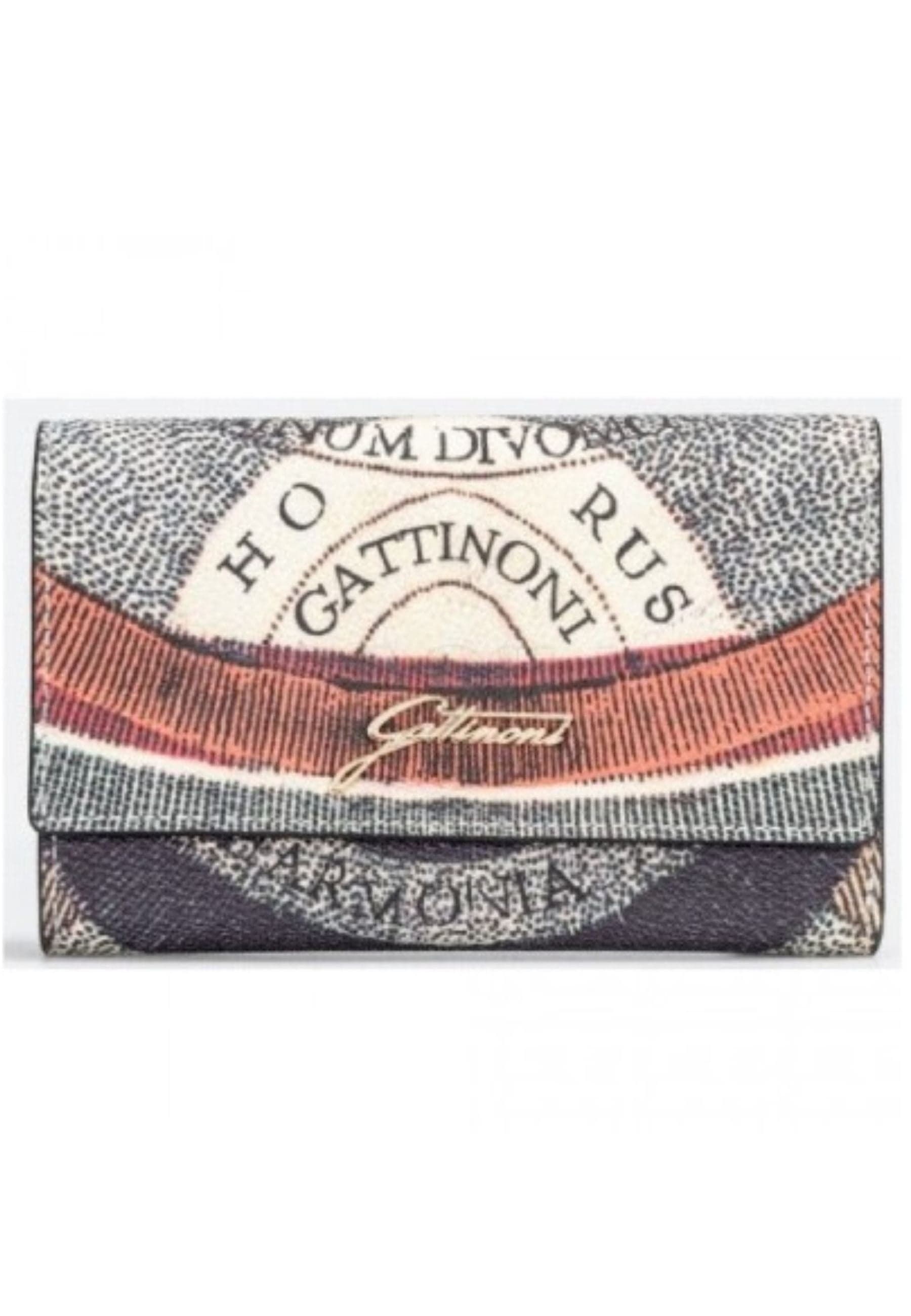 GATTINONI  PORTAFOGLIO PLANETARIUM M FLAP WALLET PVC - 4