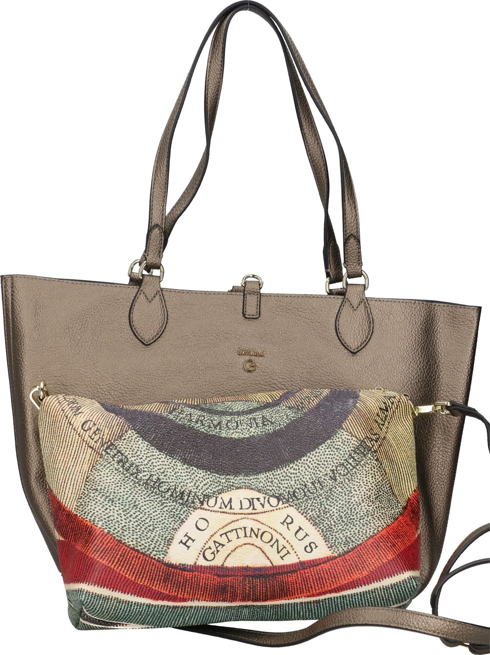 GATTINONI  BORSA PLAN.S D.HANDLE REVERSIBL PU/PVC - 3