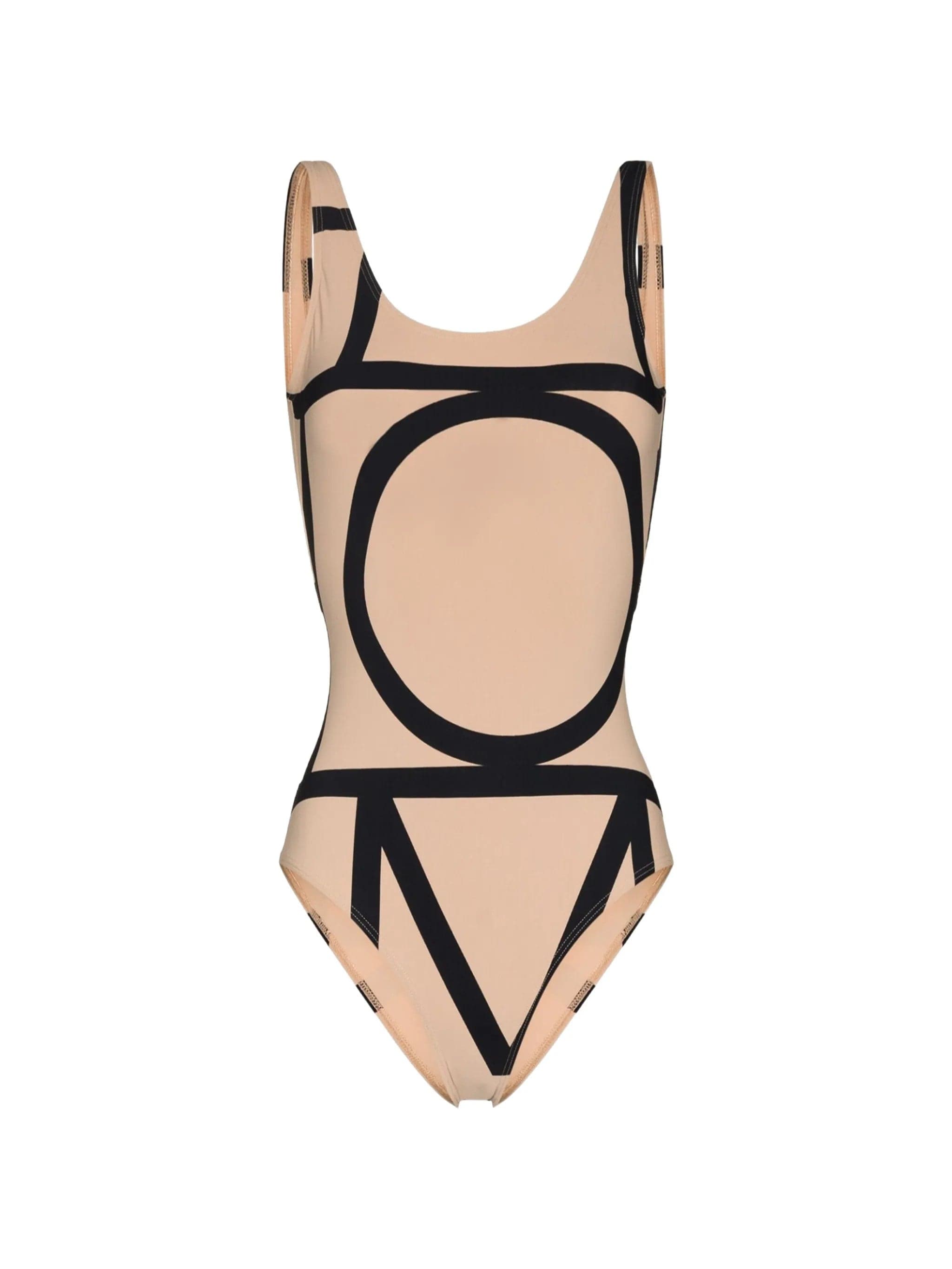 TOTEME Toteme - Costume da Bagno Beige e Nero da Donna