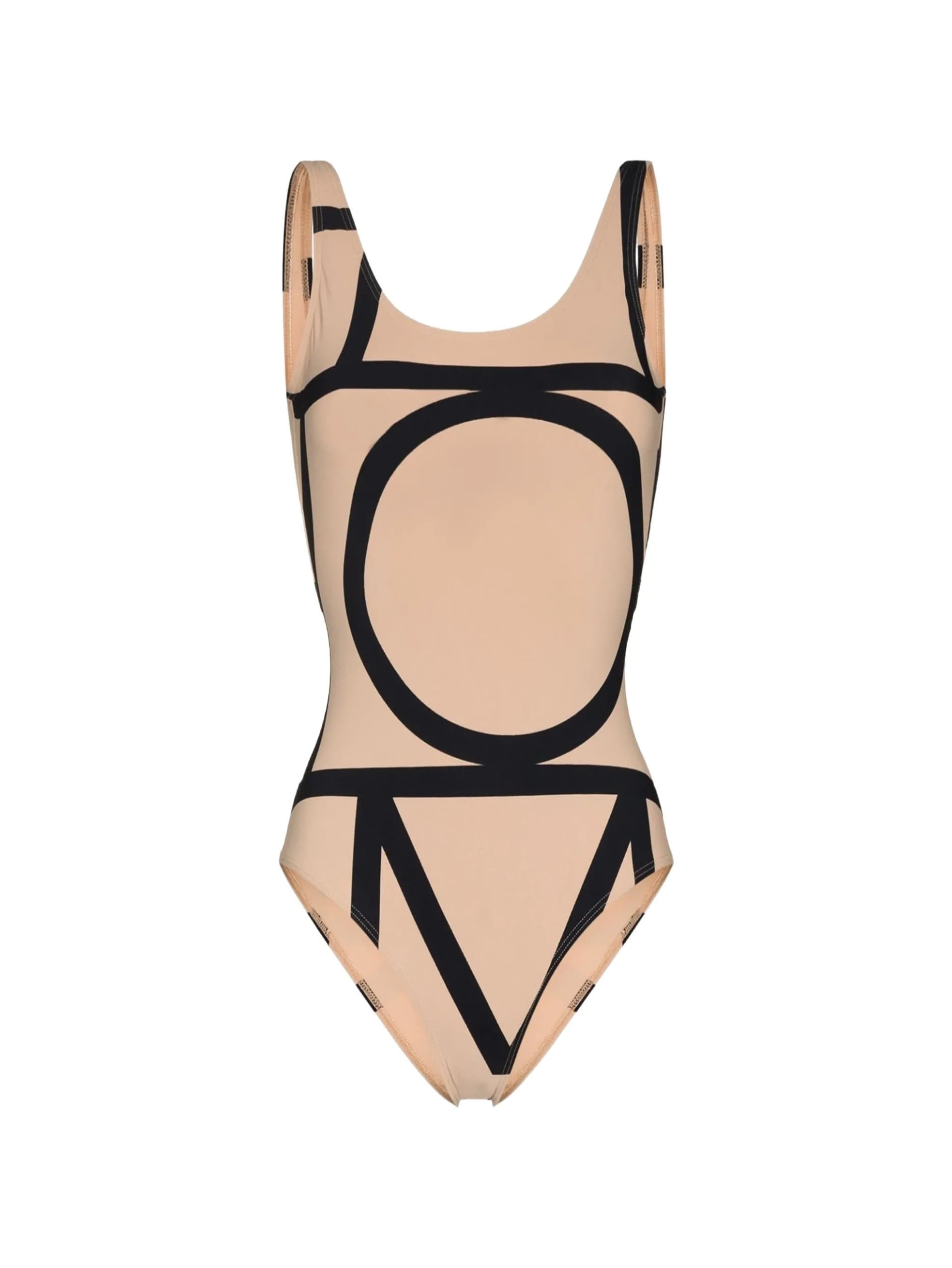 TOTEME Toteme - Costume da Bagno Beige e Nero da Donna - 6