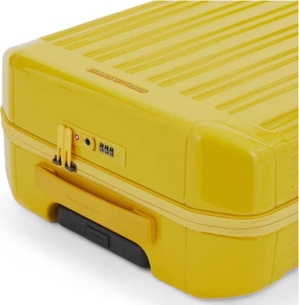 PIQUADRO Trolley  Giallo TSA lock + USB PLUG Unisex - BV4425PQLS3-G - 8