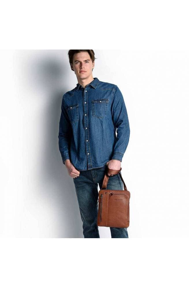 PIQUADRO Borsa  BLACK SQUARE Uomo Borsello Pelle Blu - CA1816B3-BLU4 - 5