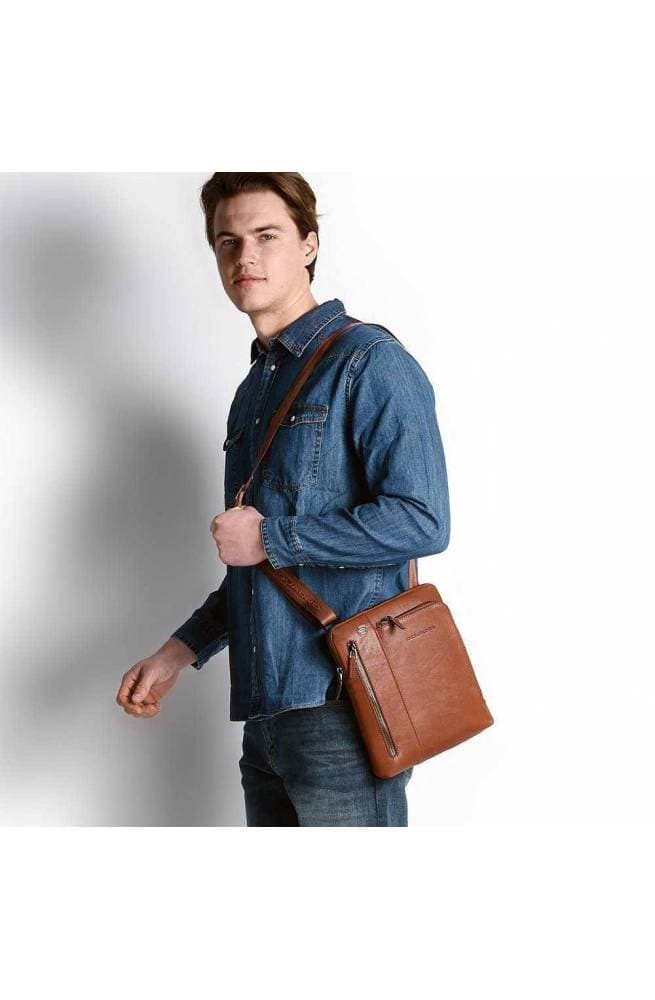PIQUADRO Borsa  BLACK SQUARE Uomo Borsello Pelle Blu - CA1816B3-BLU4 - 7