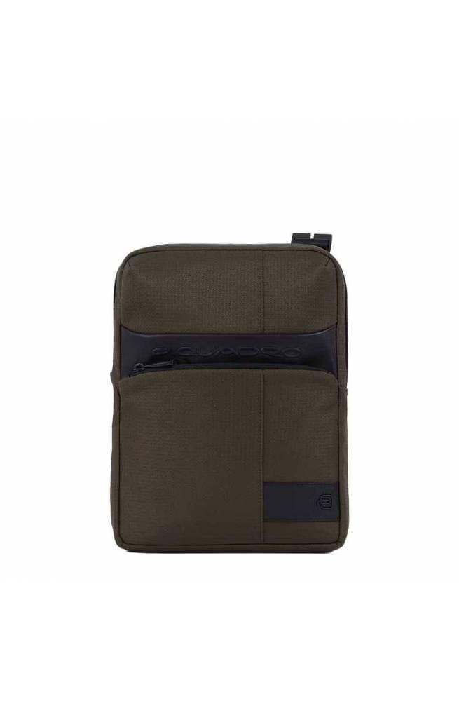 PIQUADRO Borsello  W129 pelle e tessuto Verde - CA1816W129-VE - 7