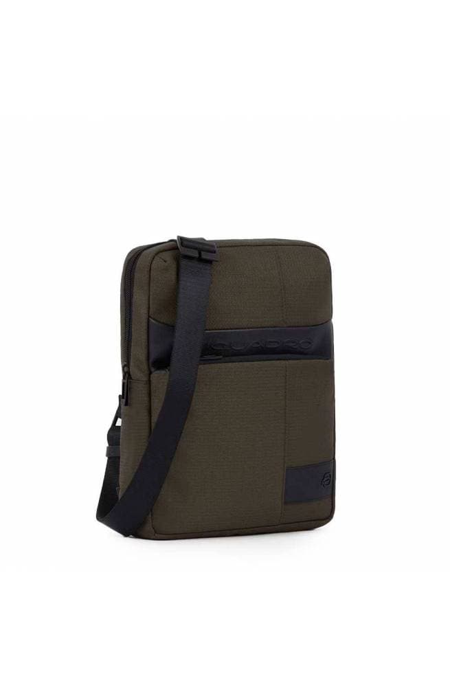 PIQUADRO Borsello  W129 pelle e tessuto Verde - CA1816W129-VE - 3