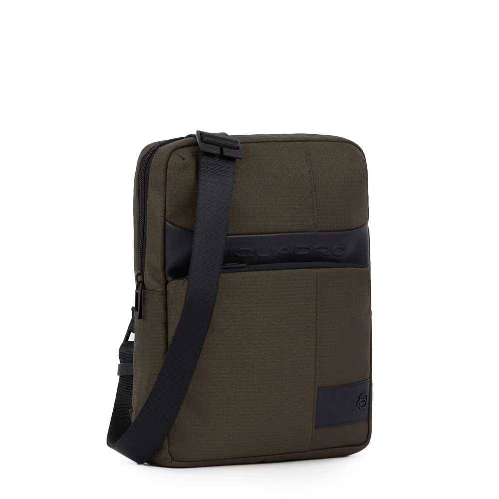 PIQUADRO Borsello  W129 pelle e tessuto Verde - CA1816W129-VE - 4