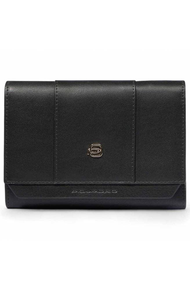 PIQUADRO Portafoglio  W92 Donna Nero - PD6471W92R-N - 9
