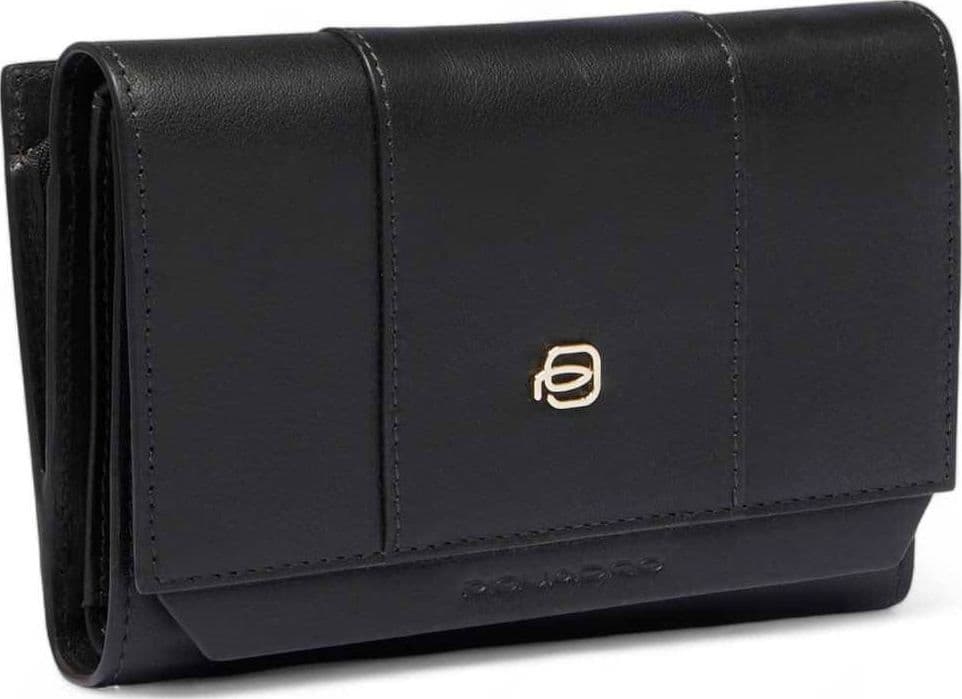 PIQUADRO Portafoglio  W92 Donna Nero - PD6471W92R-N - 4