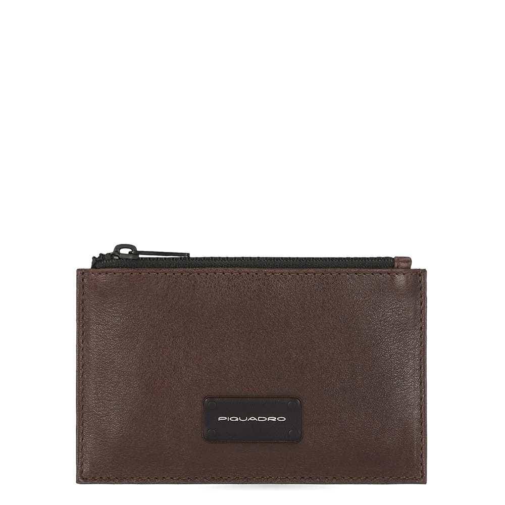 PIQUADRO Portacarte  Harper Uomo Marrone Pelle - PU5765APR-TM - 2