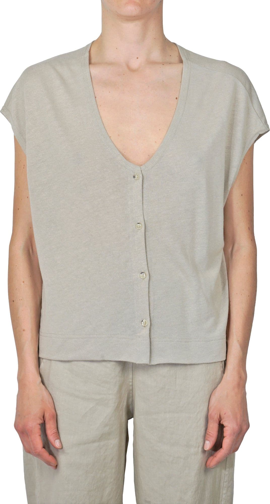 MAMA B Mama B - Gilet - 450668 - Beige - 3
