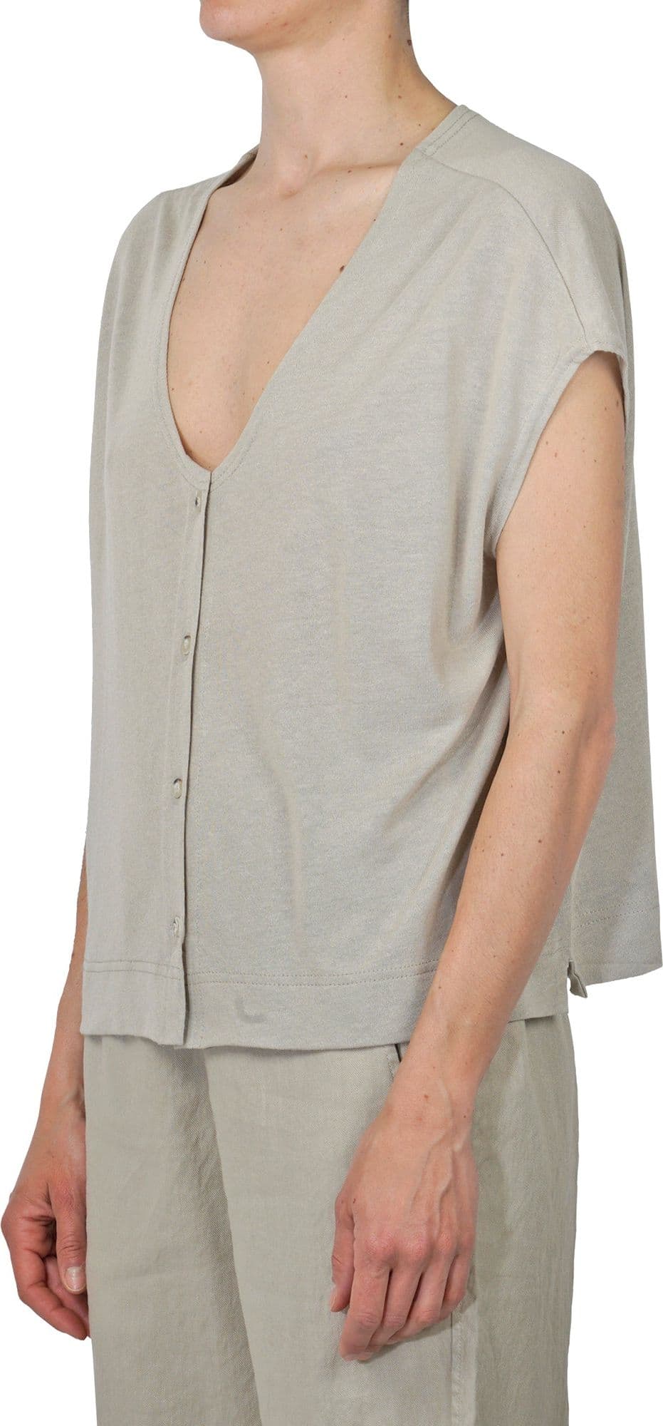 MAMA B Mama B - Gilet - 450668 - Beige - 4