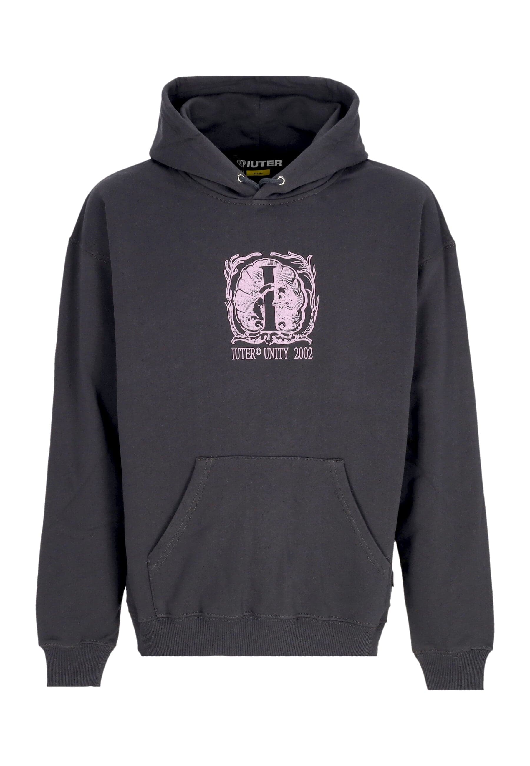 IUTER Felpa Leggera Cappuccio Uomo Mith Hoodie Asphalt - 3