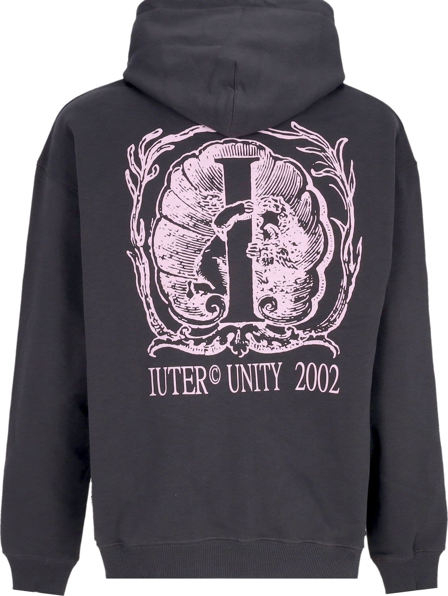 IUTER Felpa Leggera Cappuccio Uomo Mith Hoodie Asphalt - 2