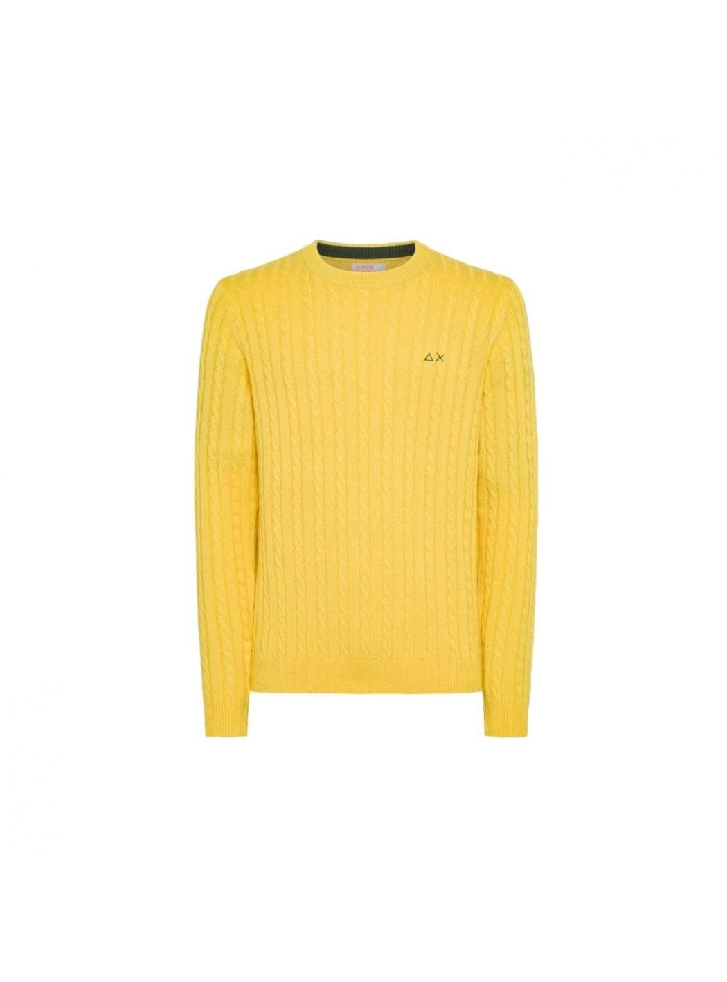 SUN68 Sun68 - Maglione Round Giallo K43141 - 3