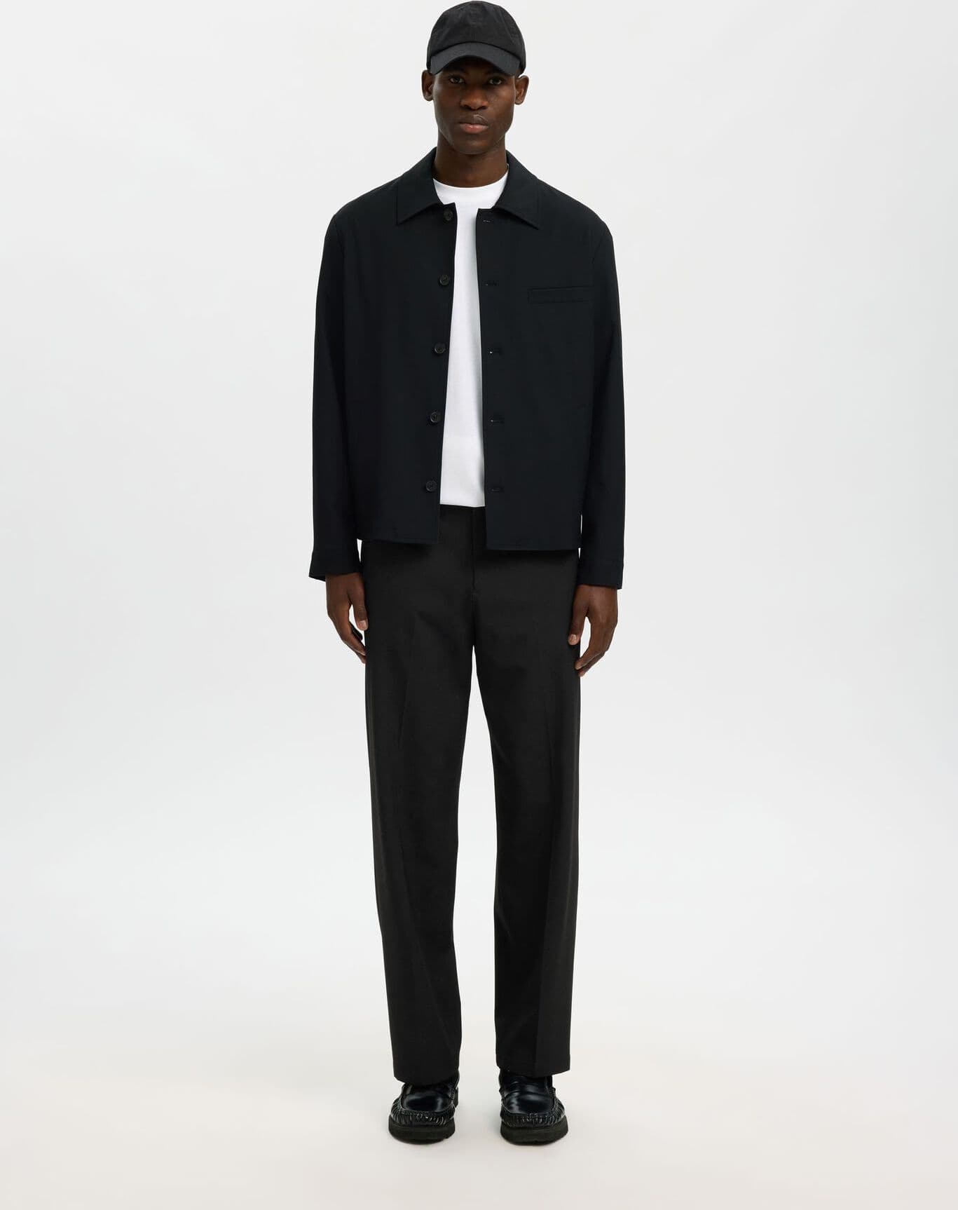 SELECTED Pantaloni Linea Baggy Uomo Selected Robert Black - 4