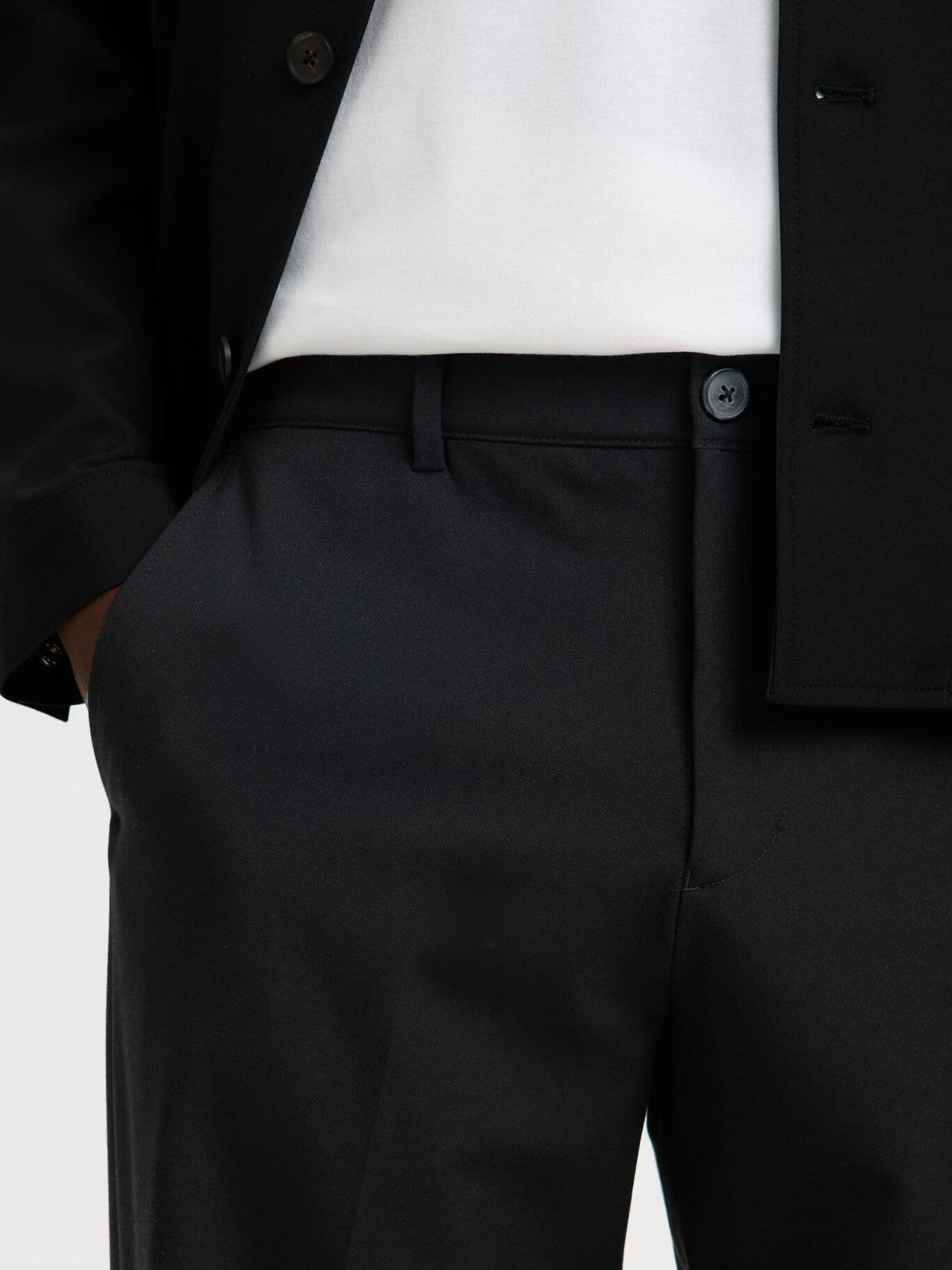 SELECTED Pantaloni Linea Baggy Uomo Selected Robert Black - 5