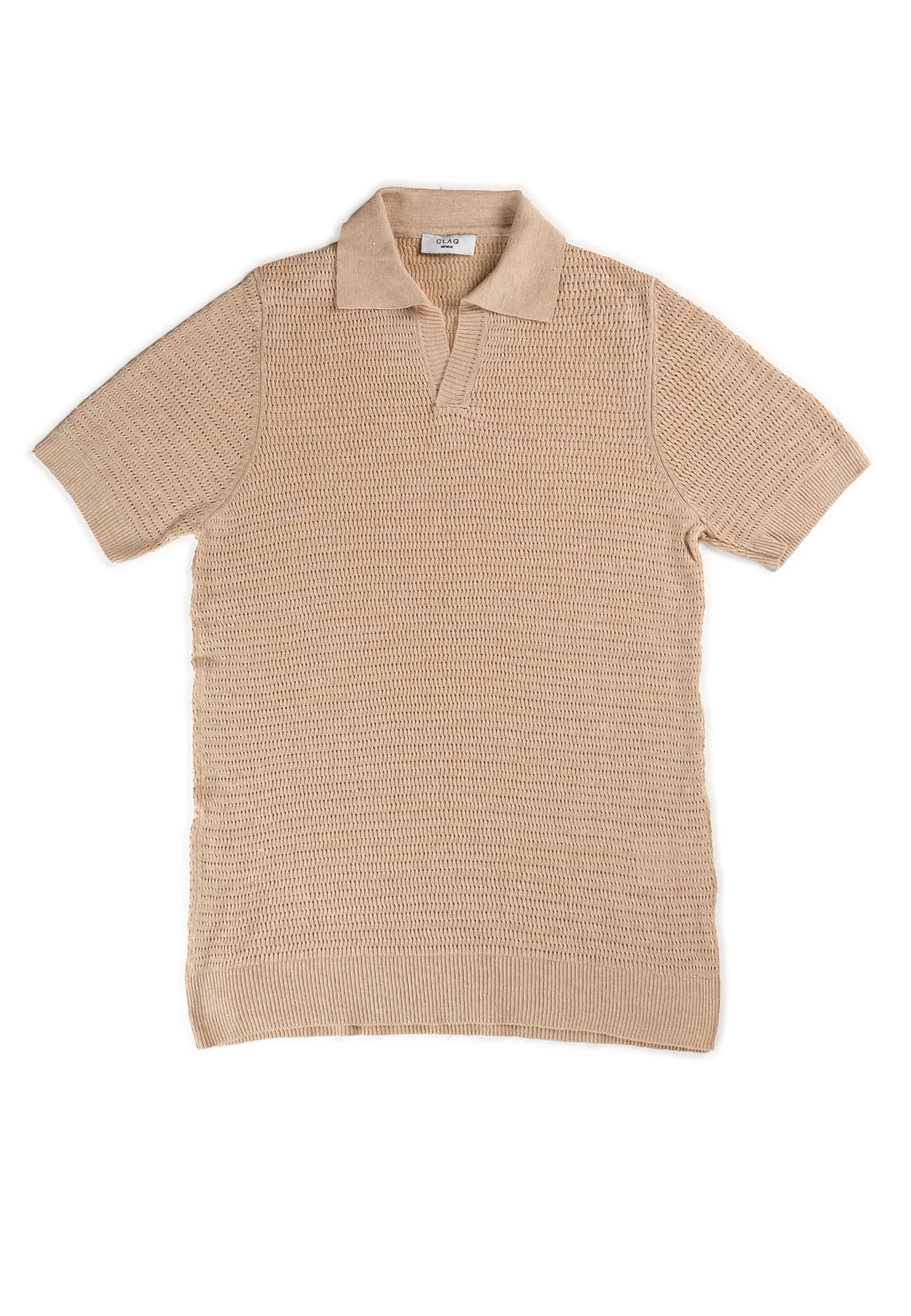 CLAQ Maglia Uomo Claq CQ820046 BEIGE - 2