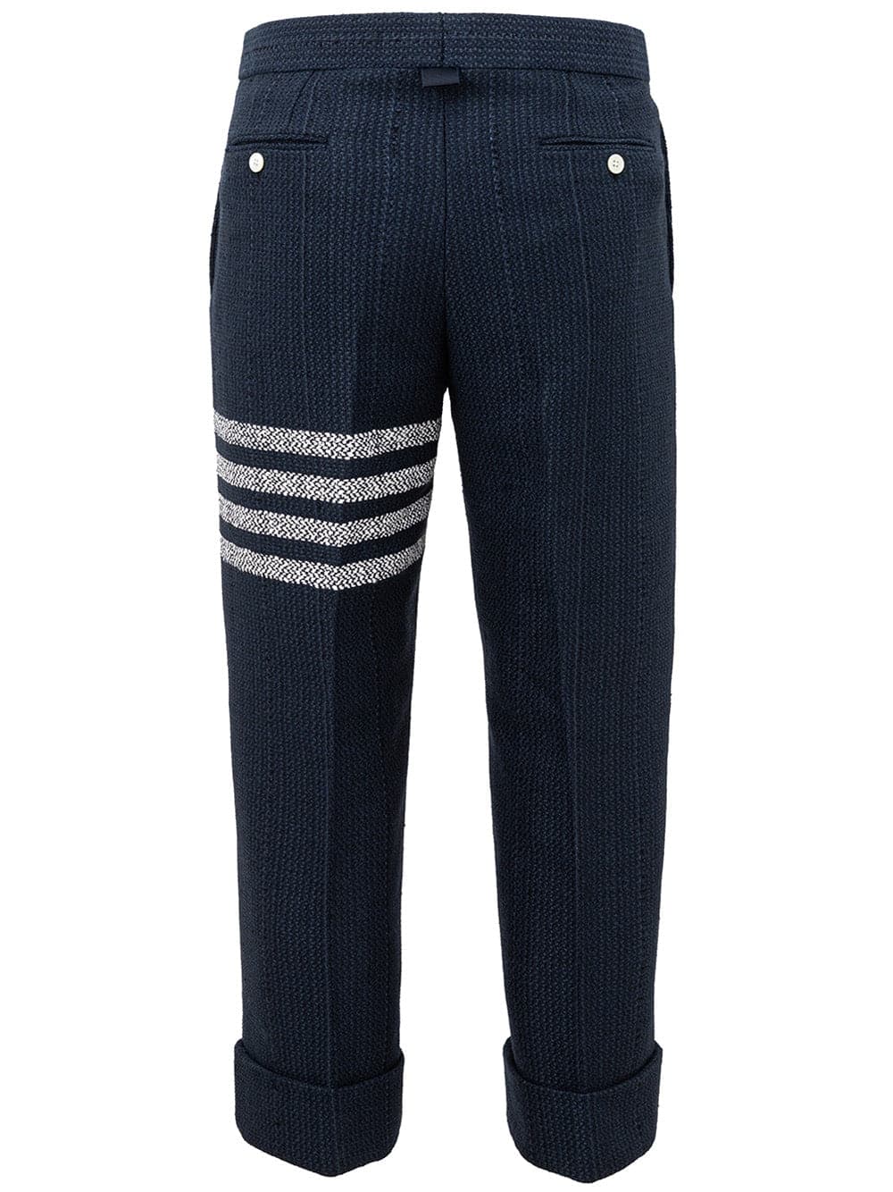 Thom Browne Pantalone in Tweed blu - 2