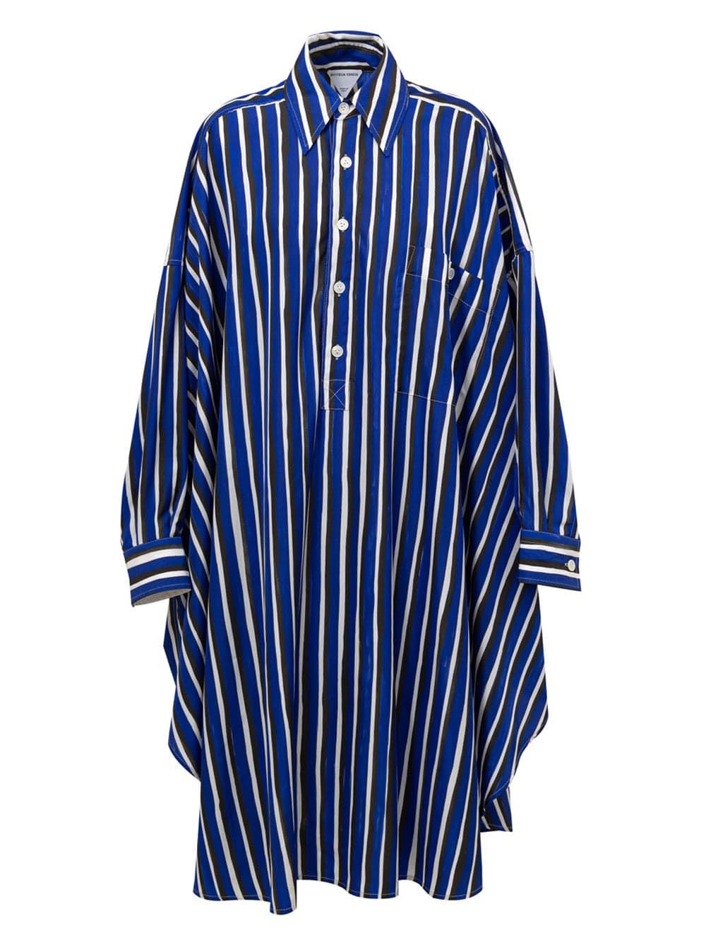 Bottega Veneta Abito Camicia Kaftano a Righe - 5